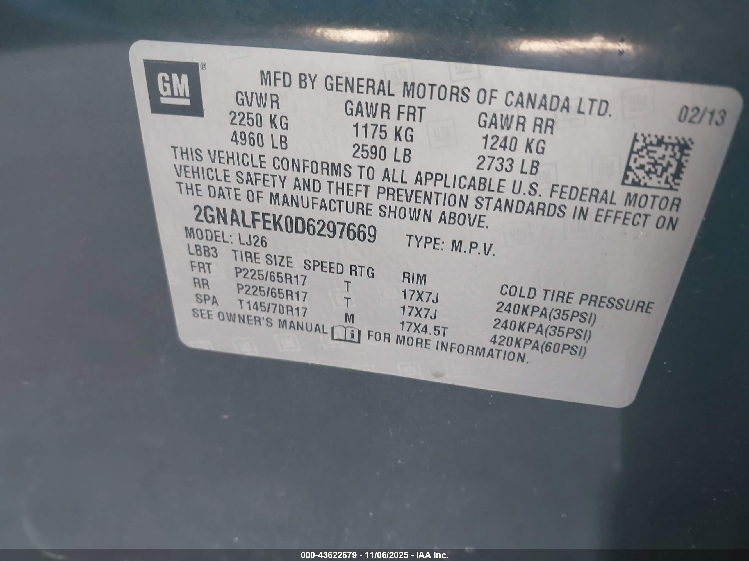 CHEVROLET EQUINOX image 9