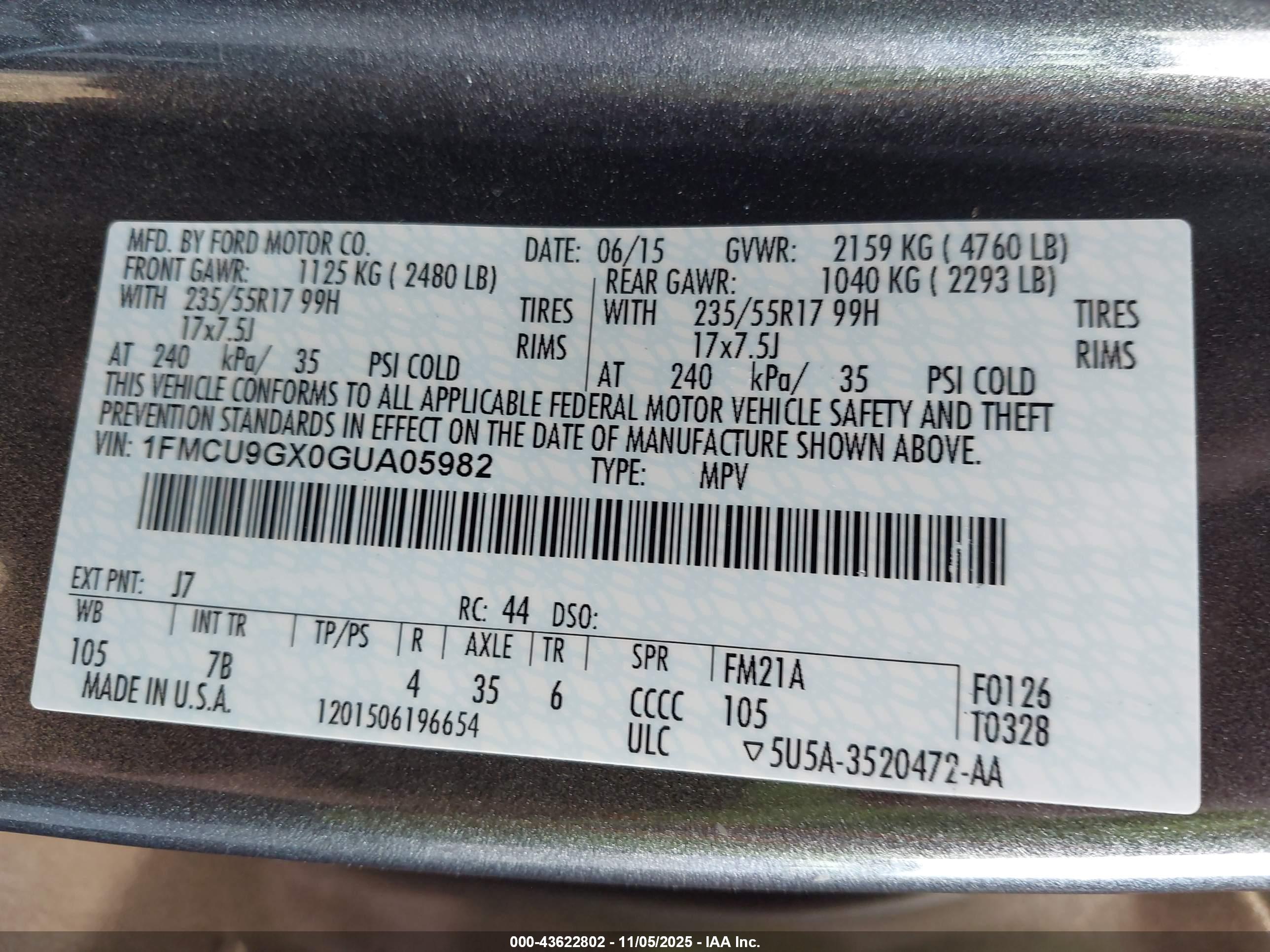 FORD ESCAPE image 9