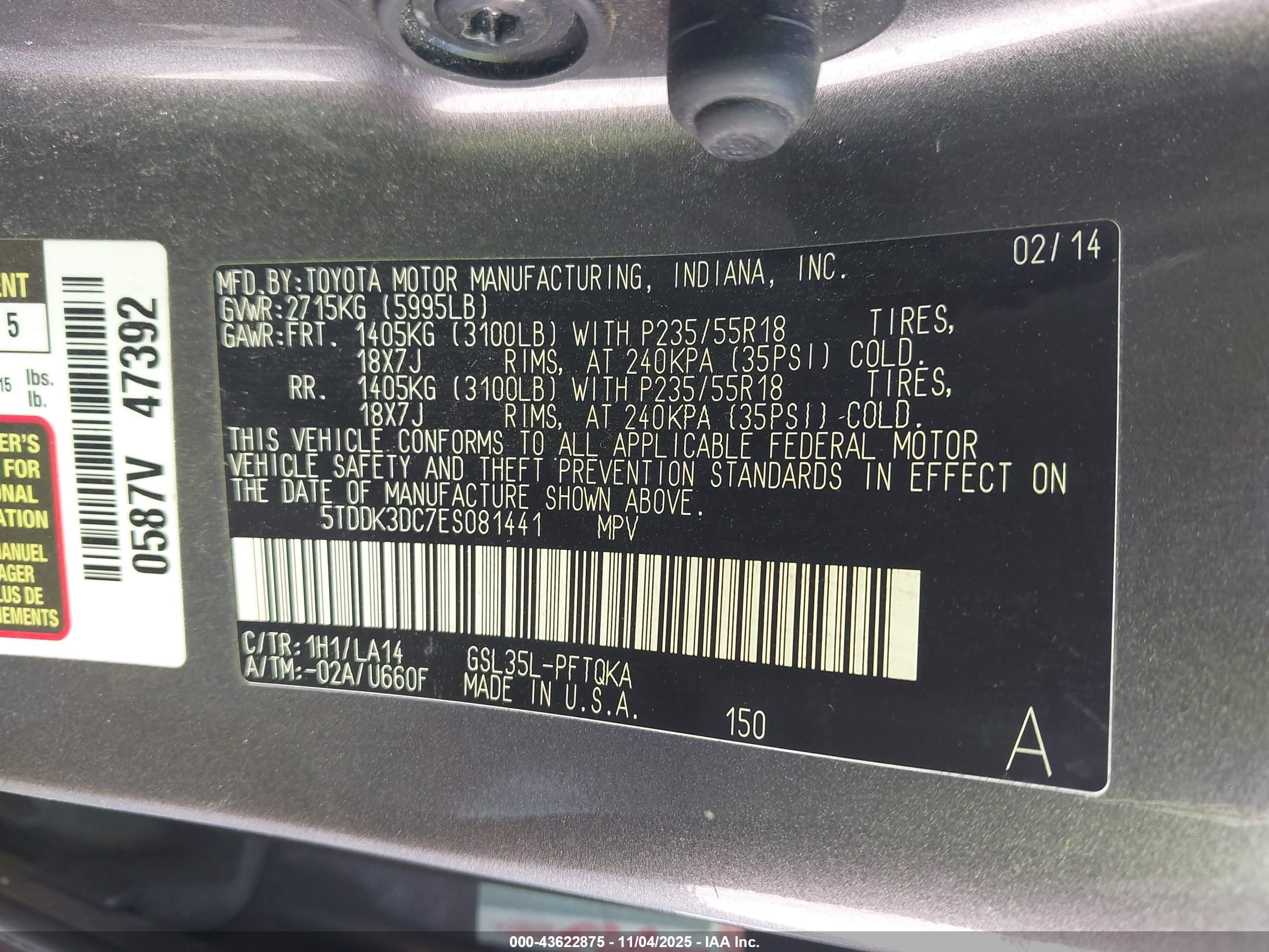 TOYOTA SIENNA image 9