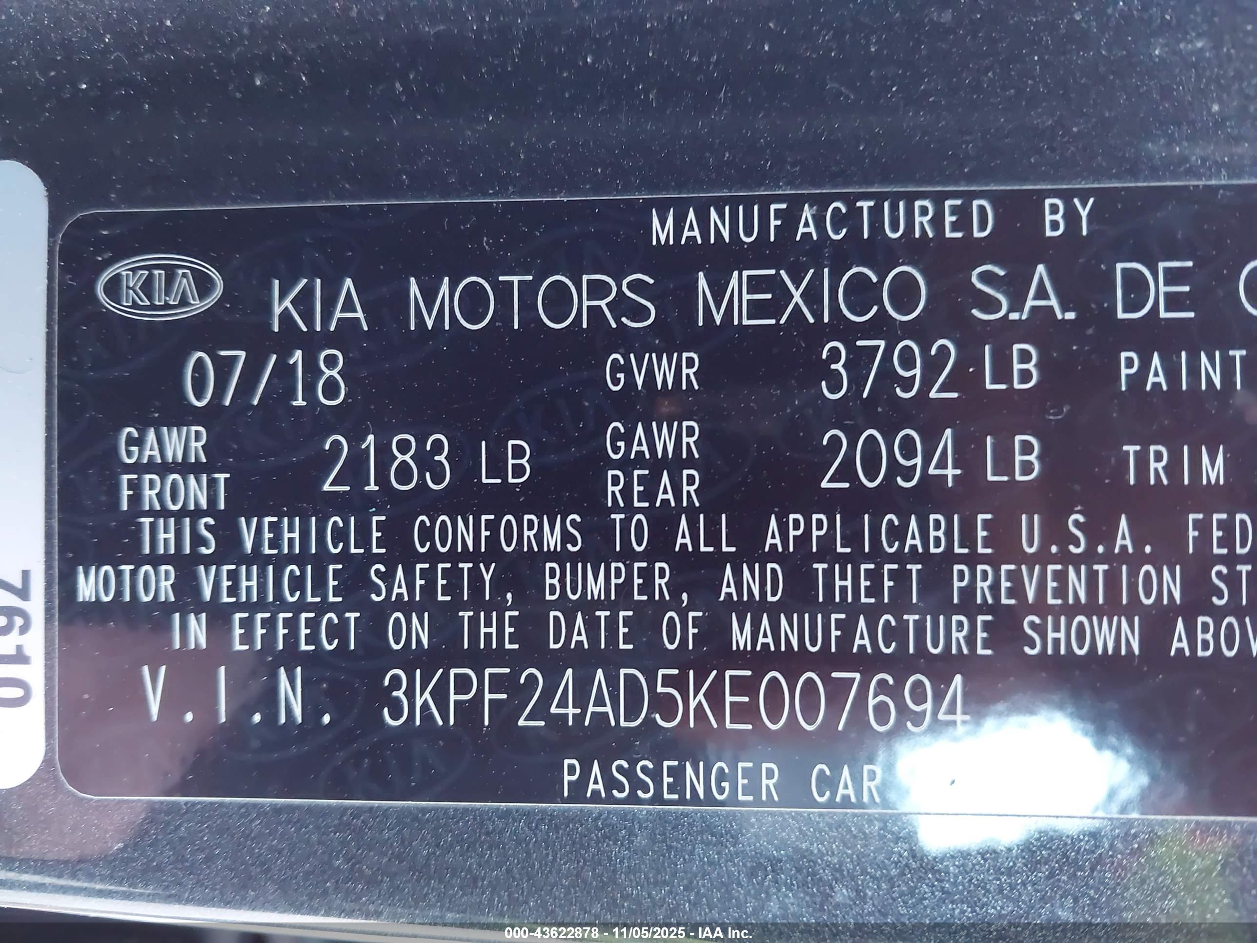 KIA FORTE image 9