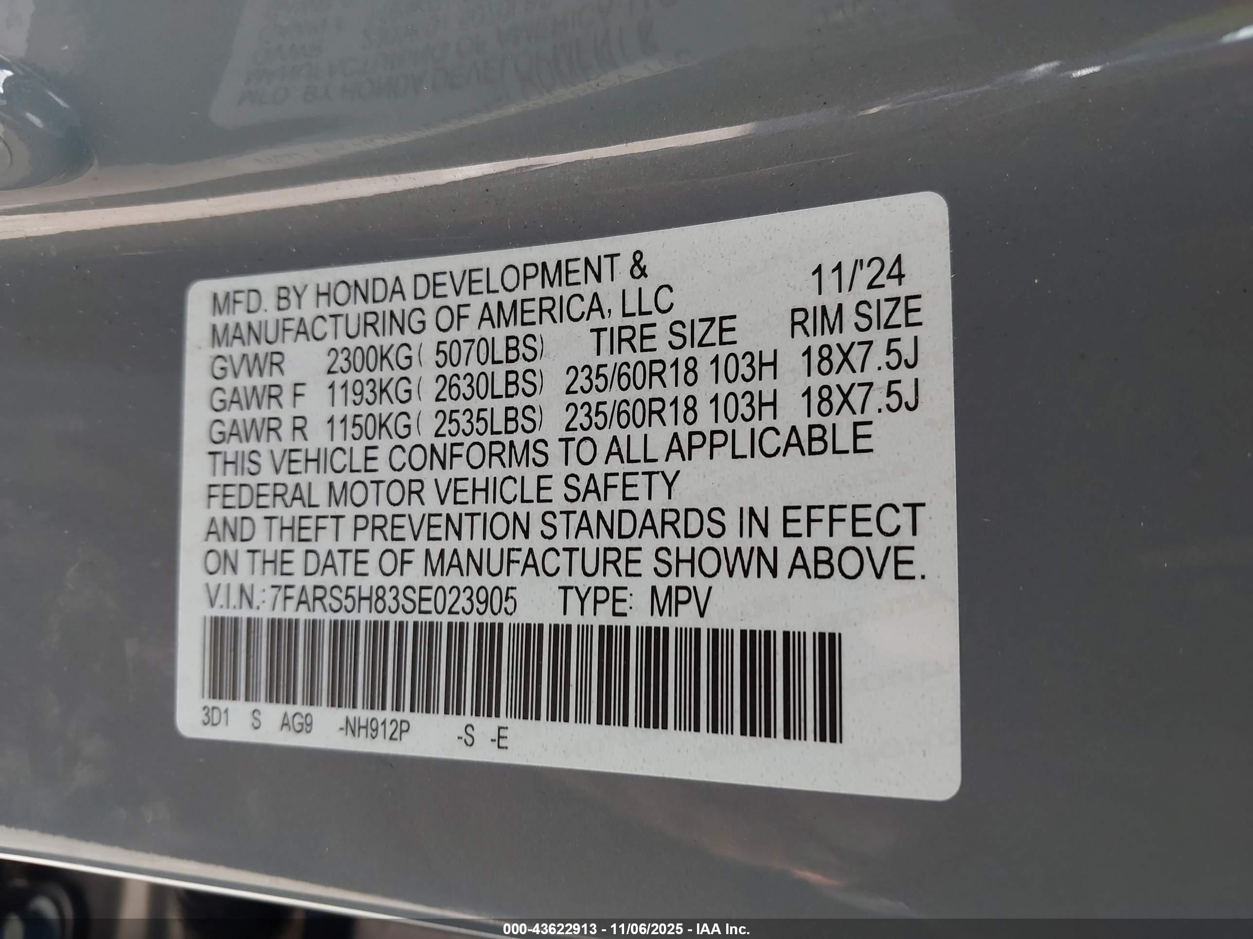 HONDA CR-V image 9