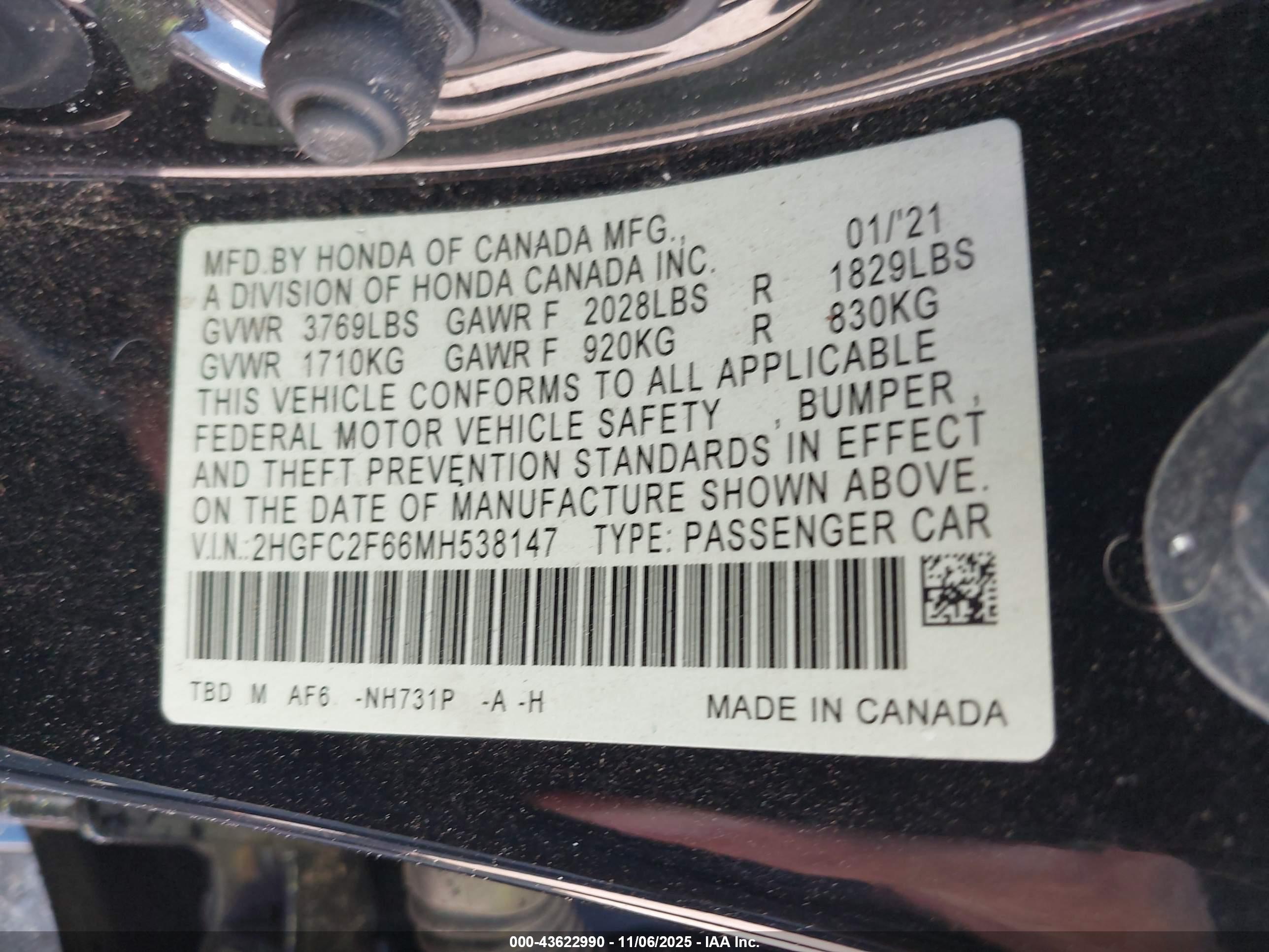 HONDA CIVIC image 9