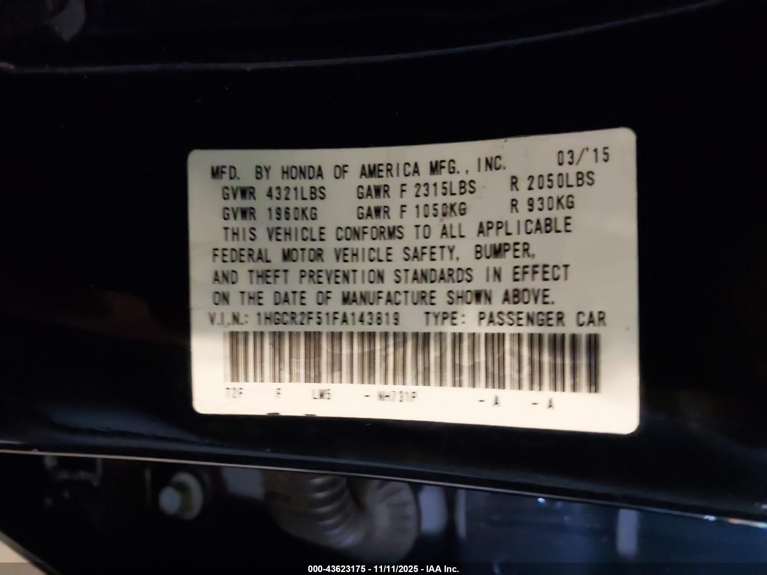 HONDA ACCORD image 9