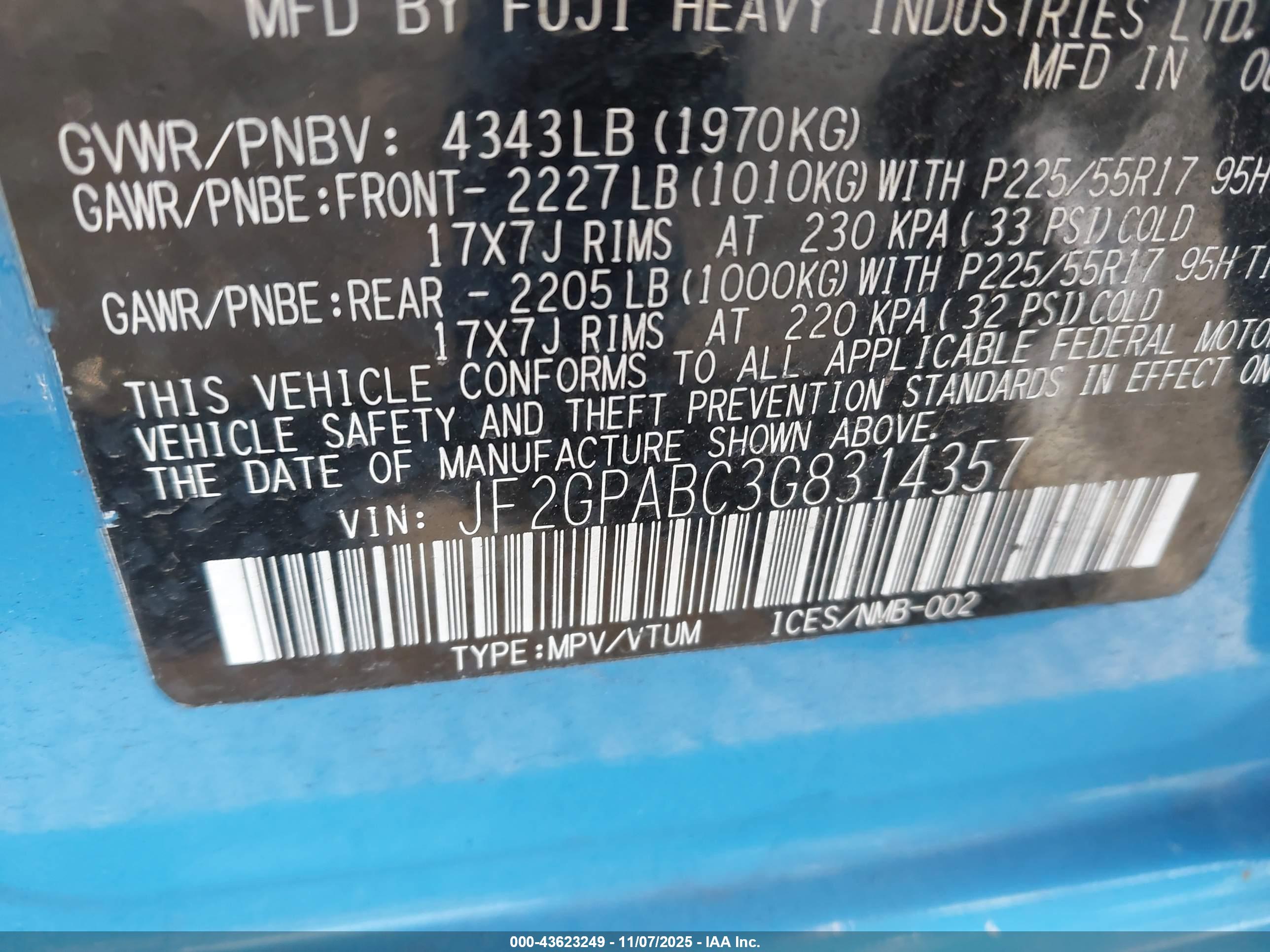 SUBARU CROSSTREK image 9