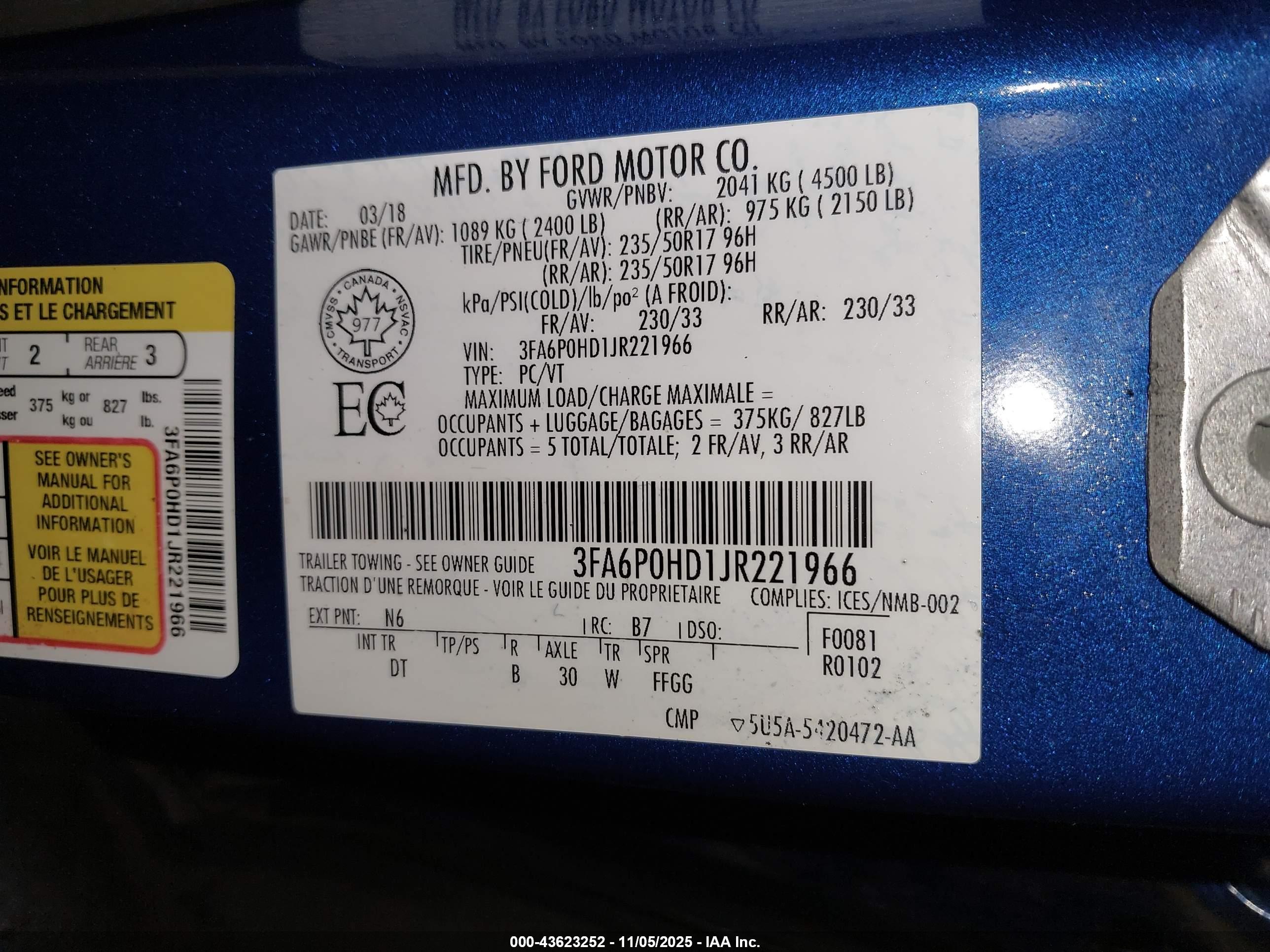 FORD FUSION image 9