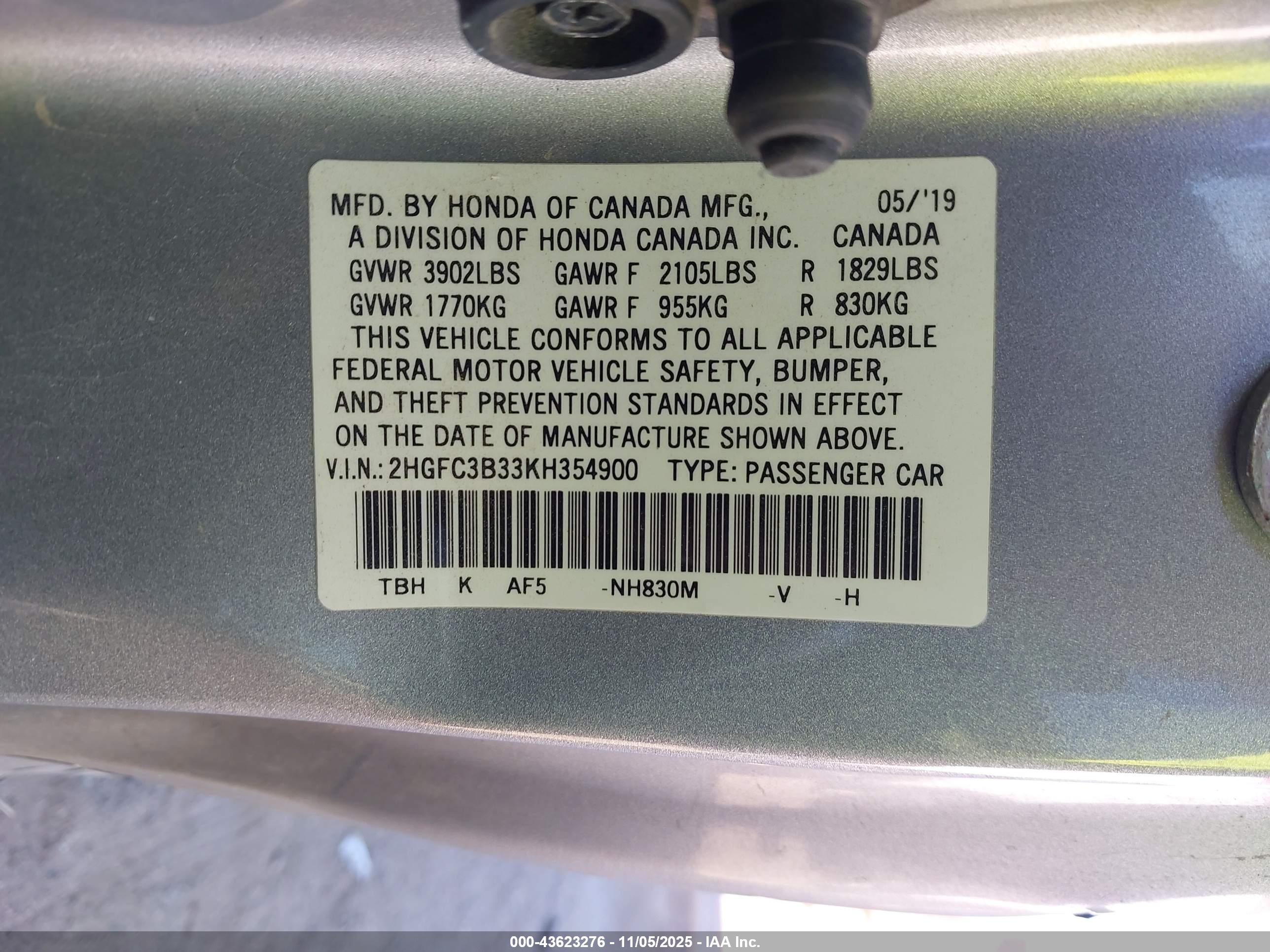 HONDA CIVIC image 9