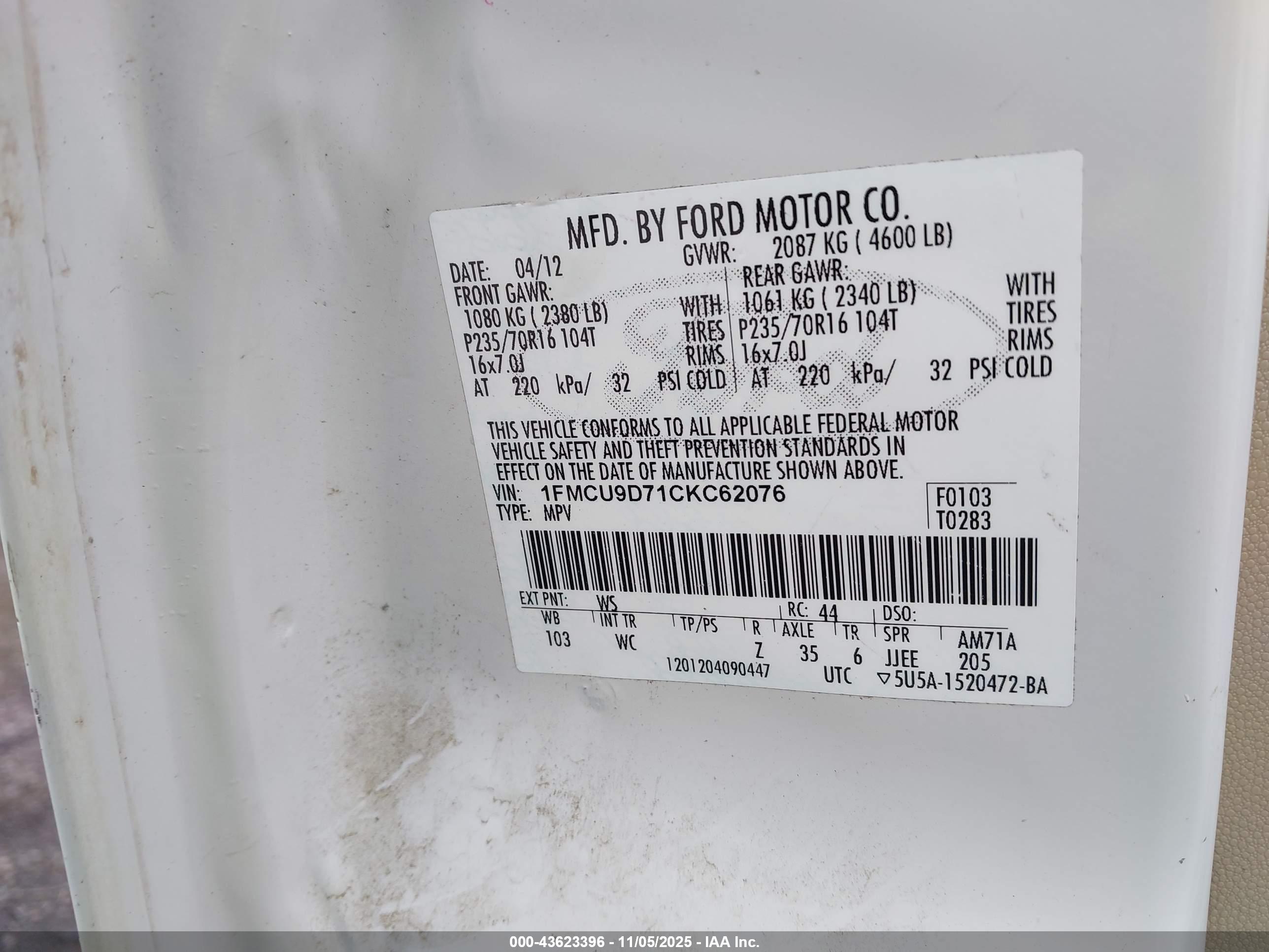 FORD ESCAPE image 9
