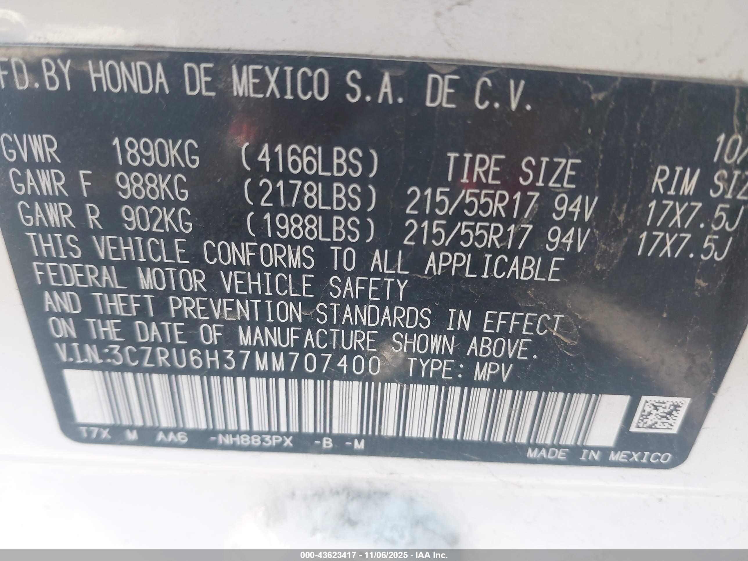 HONDA HR-V image 9