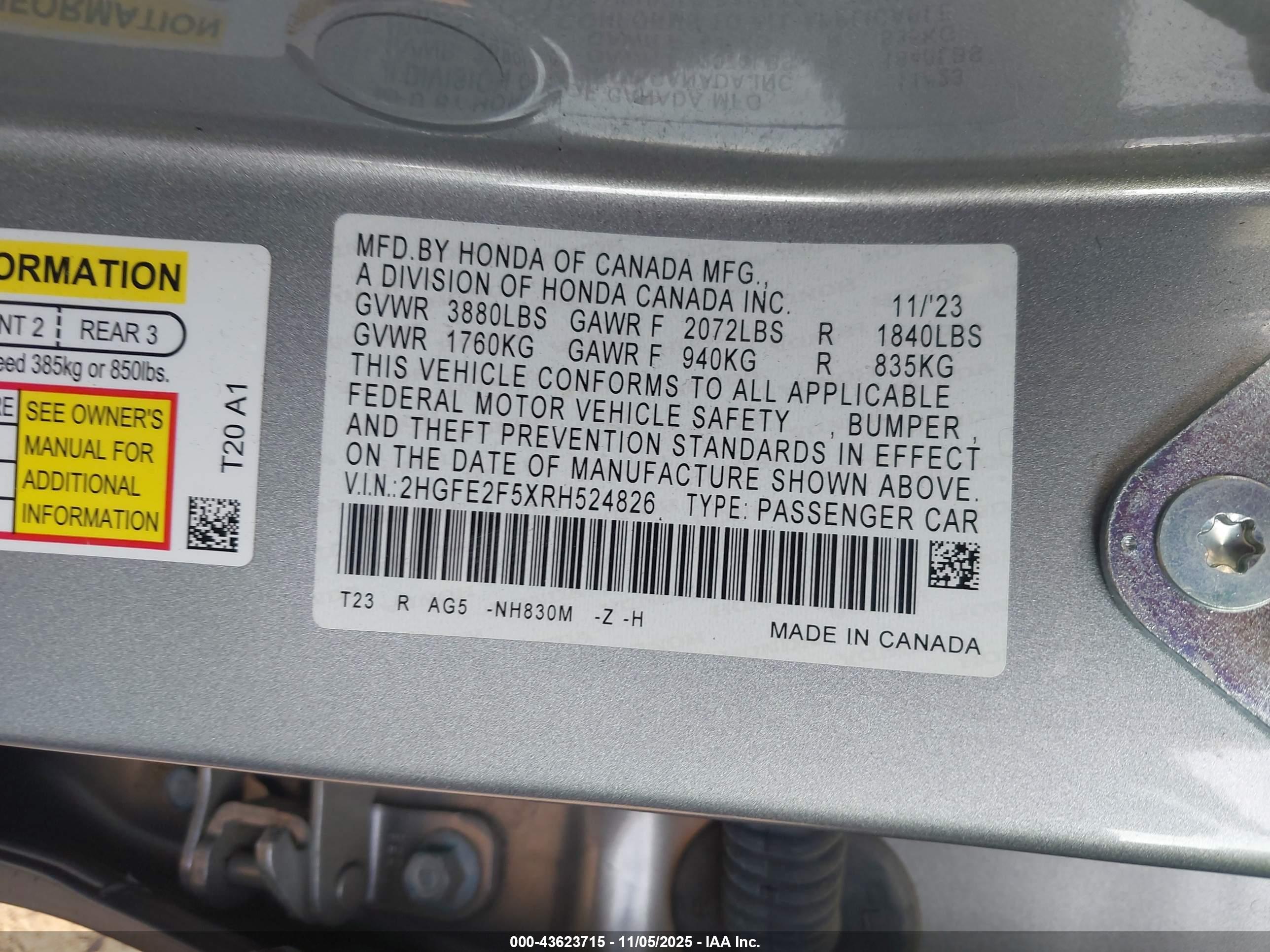 HONDA CIVIC image 9
