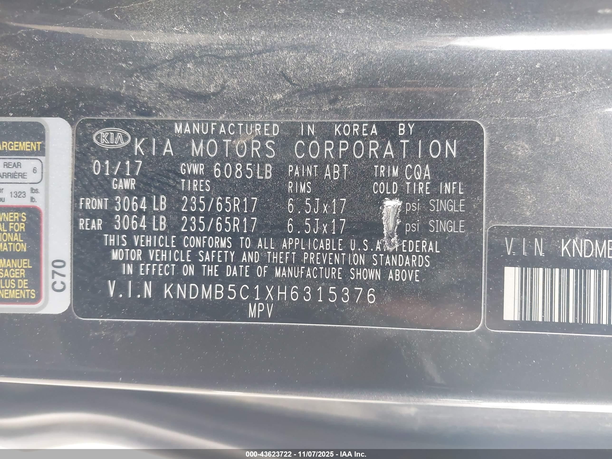 KIA SEDONA image 9