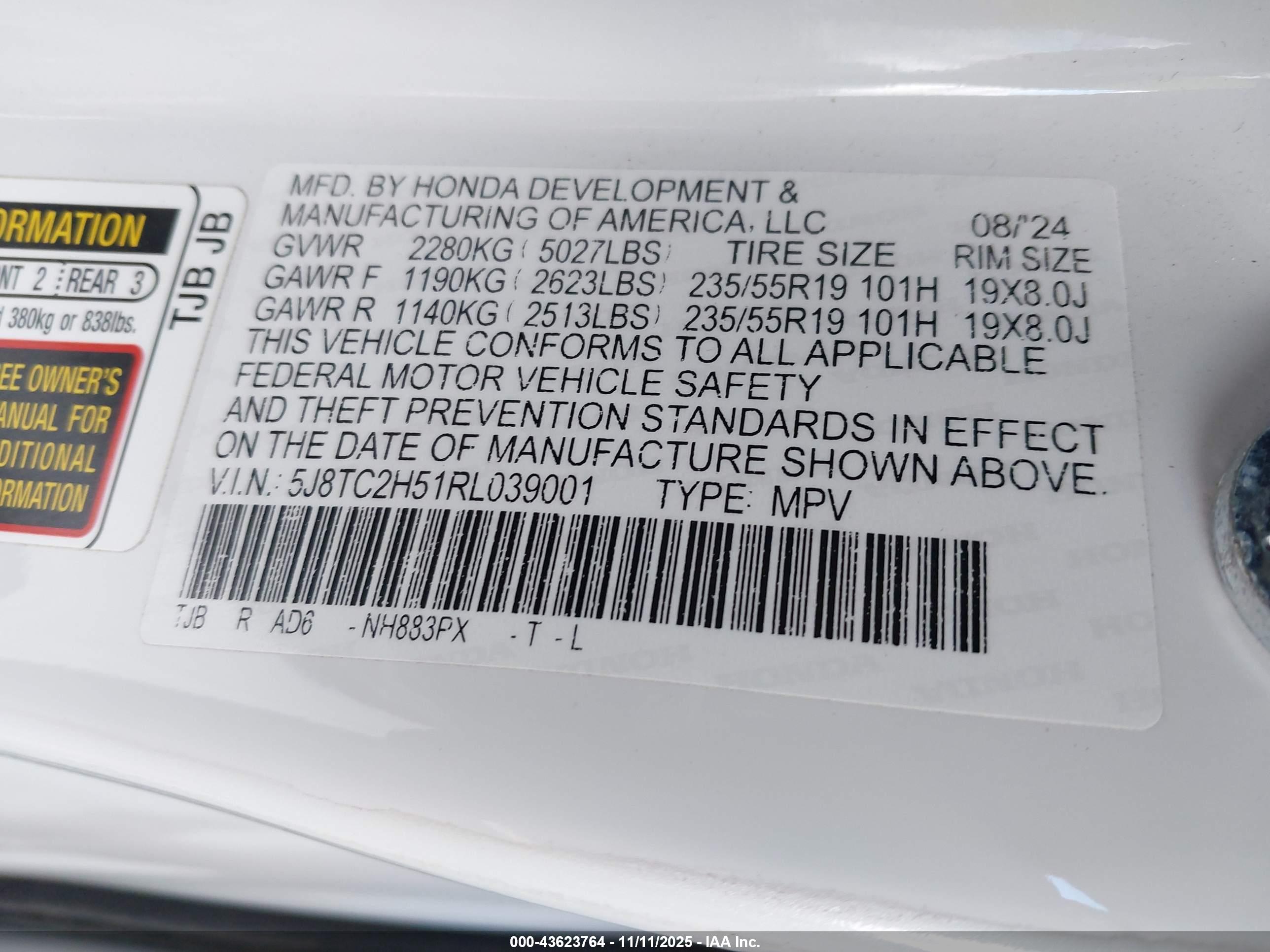 ACURA RDX image 9