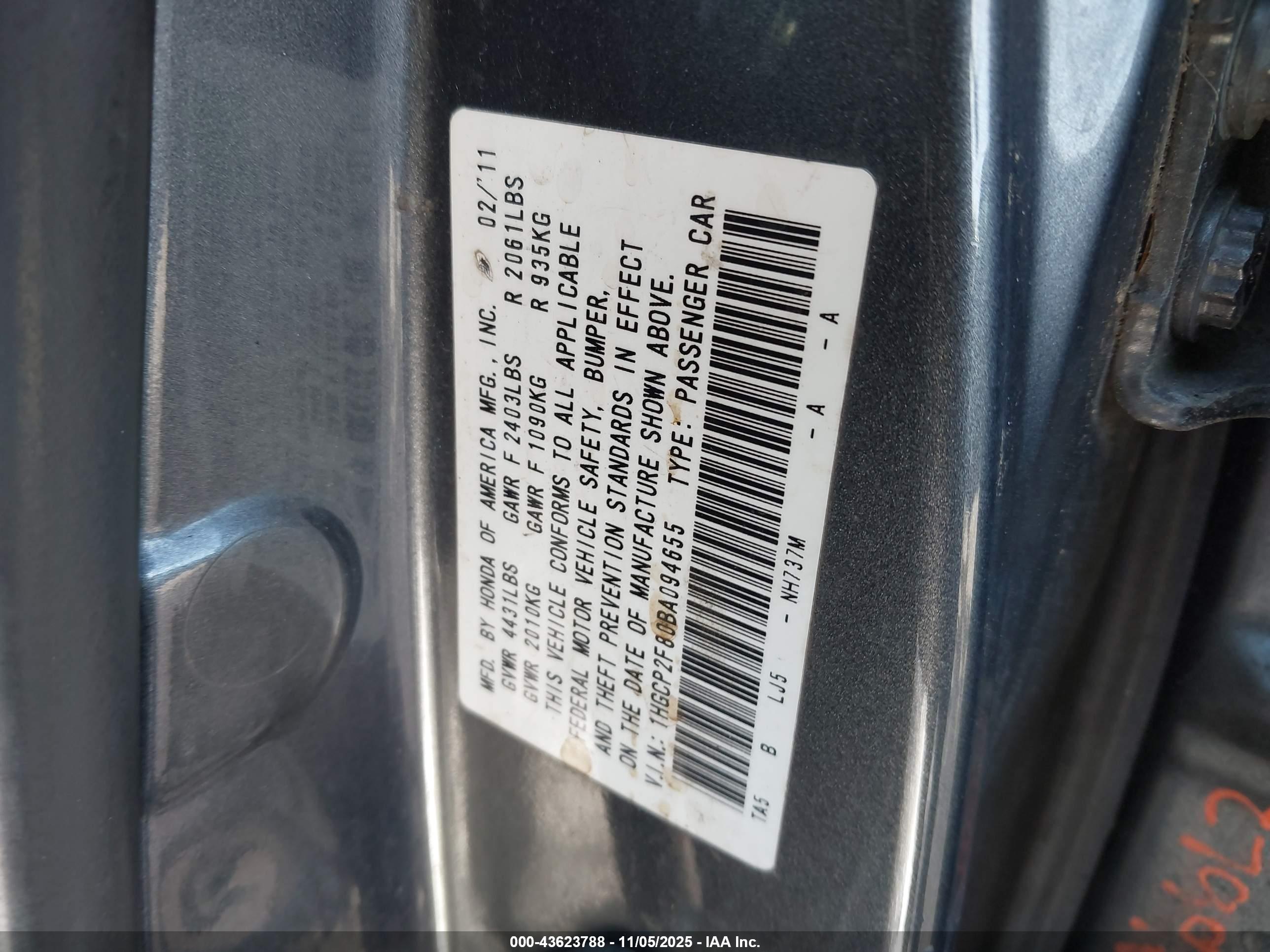 HONDA ACCORD image 9