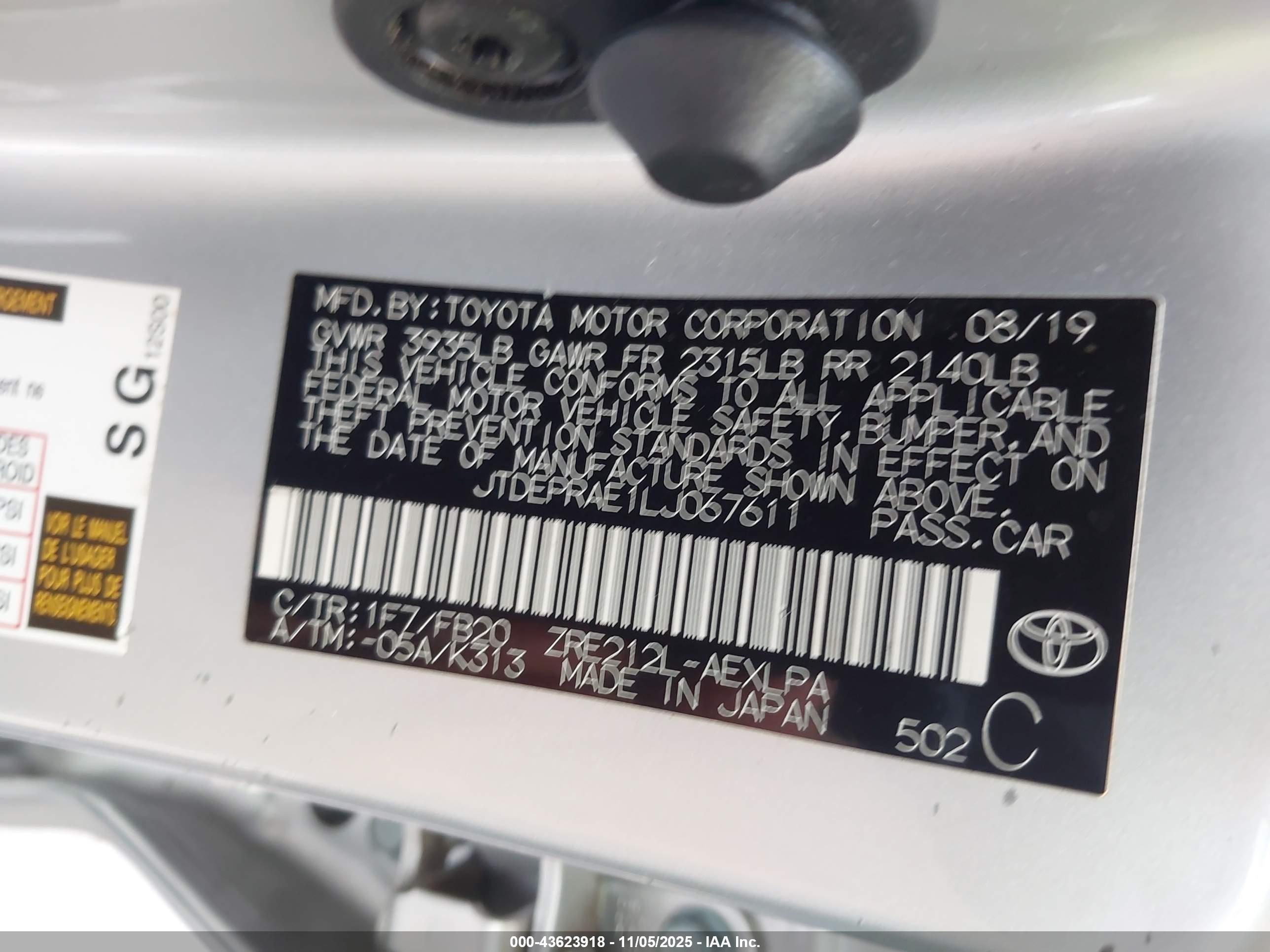 TOYOTA COROLLA image 9