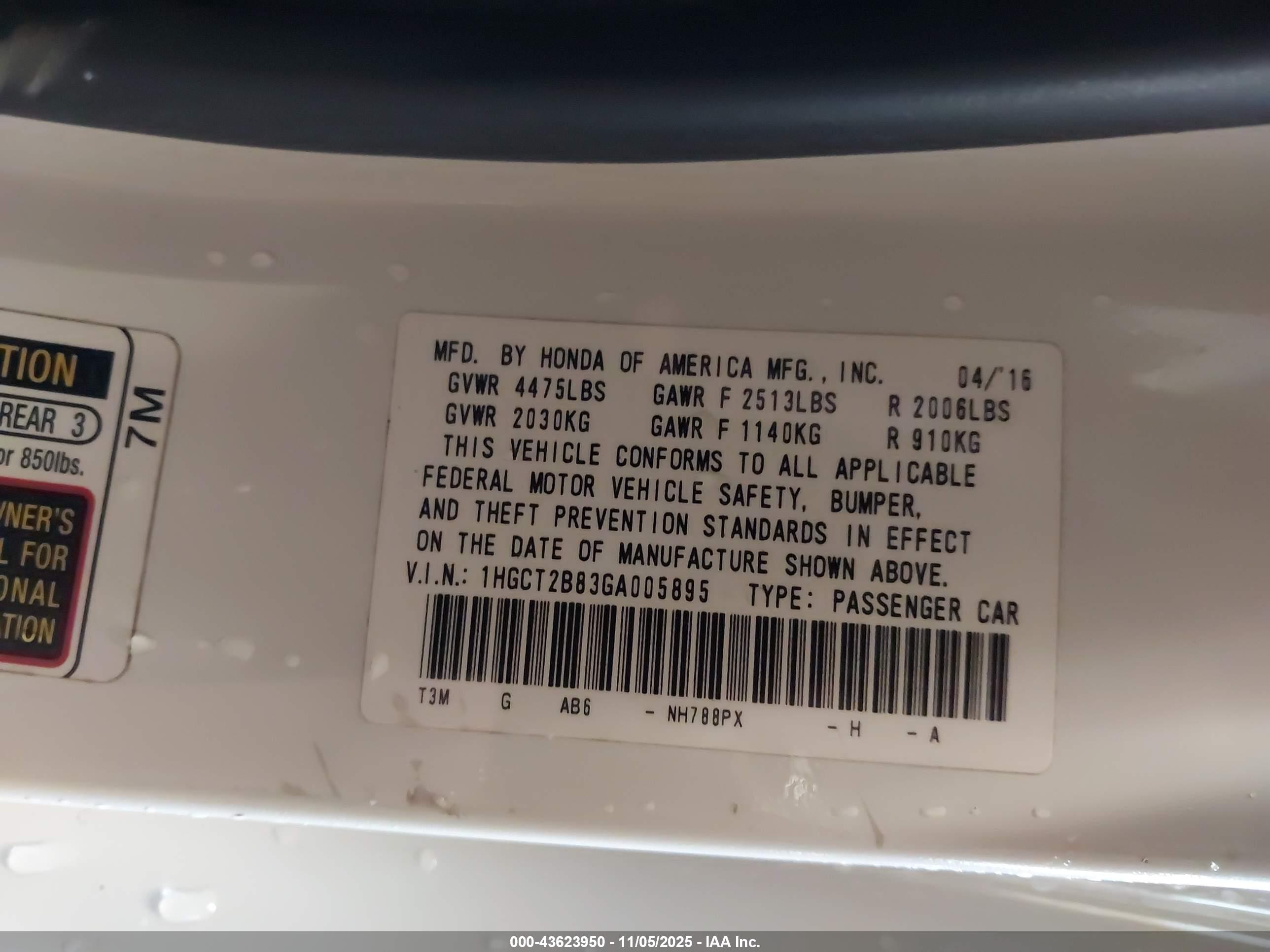 HONDA ACCORD image 9