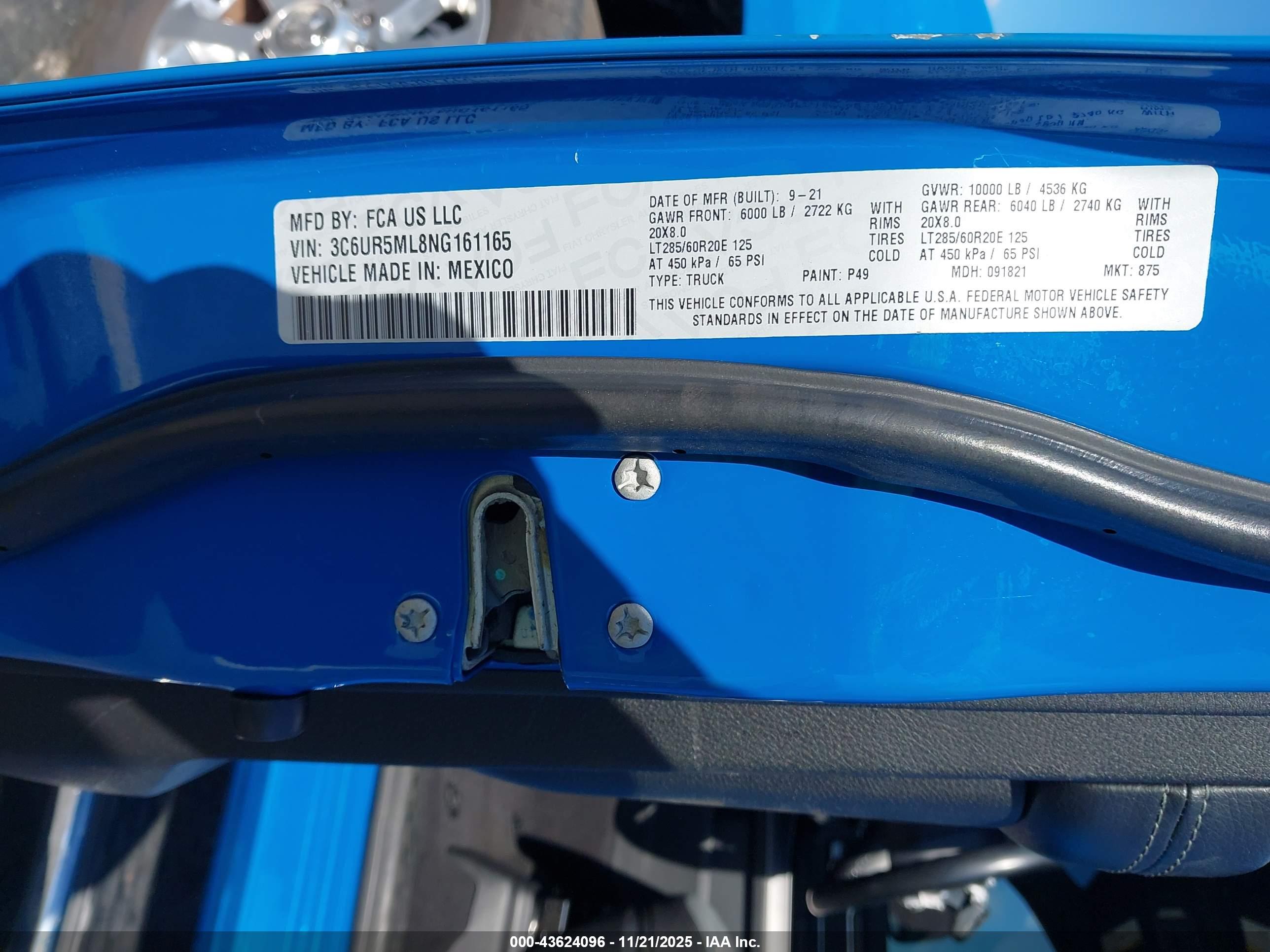 RAM 2500 image 9