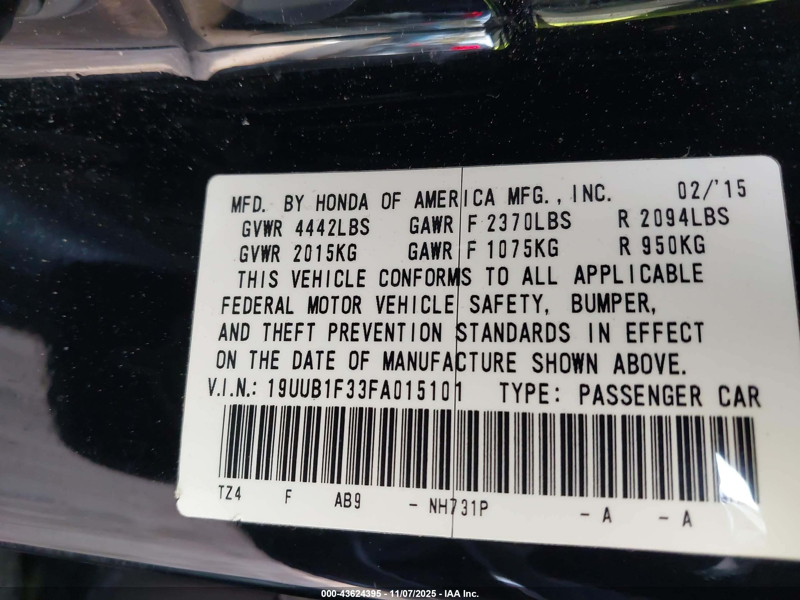 ACURA TLX image 9