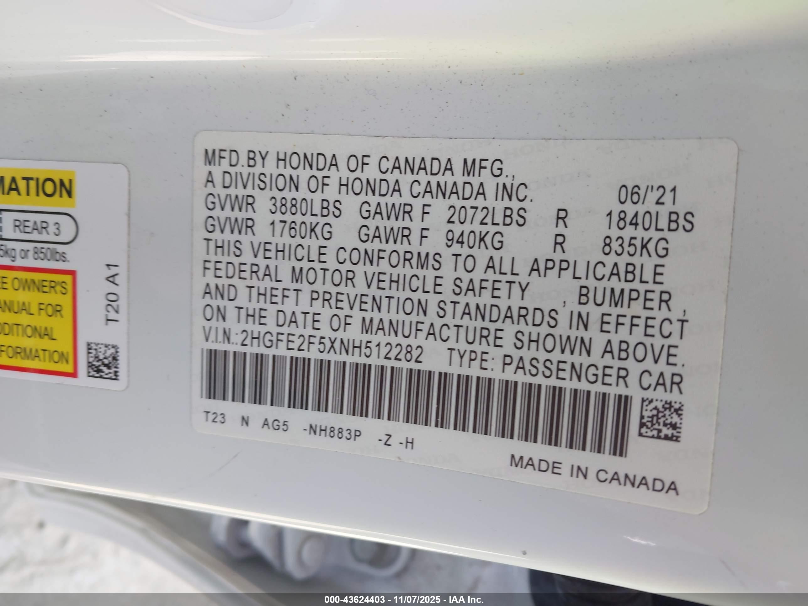 HONDA CIVIC image 9