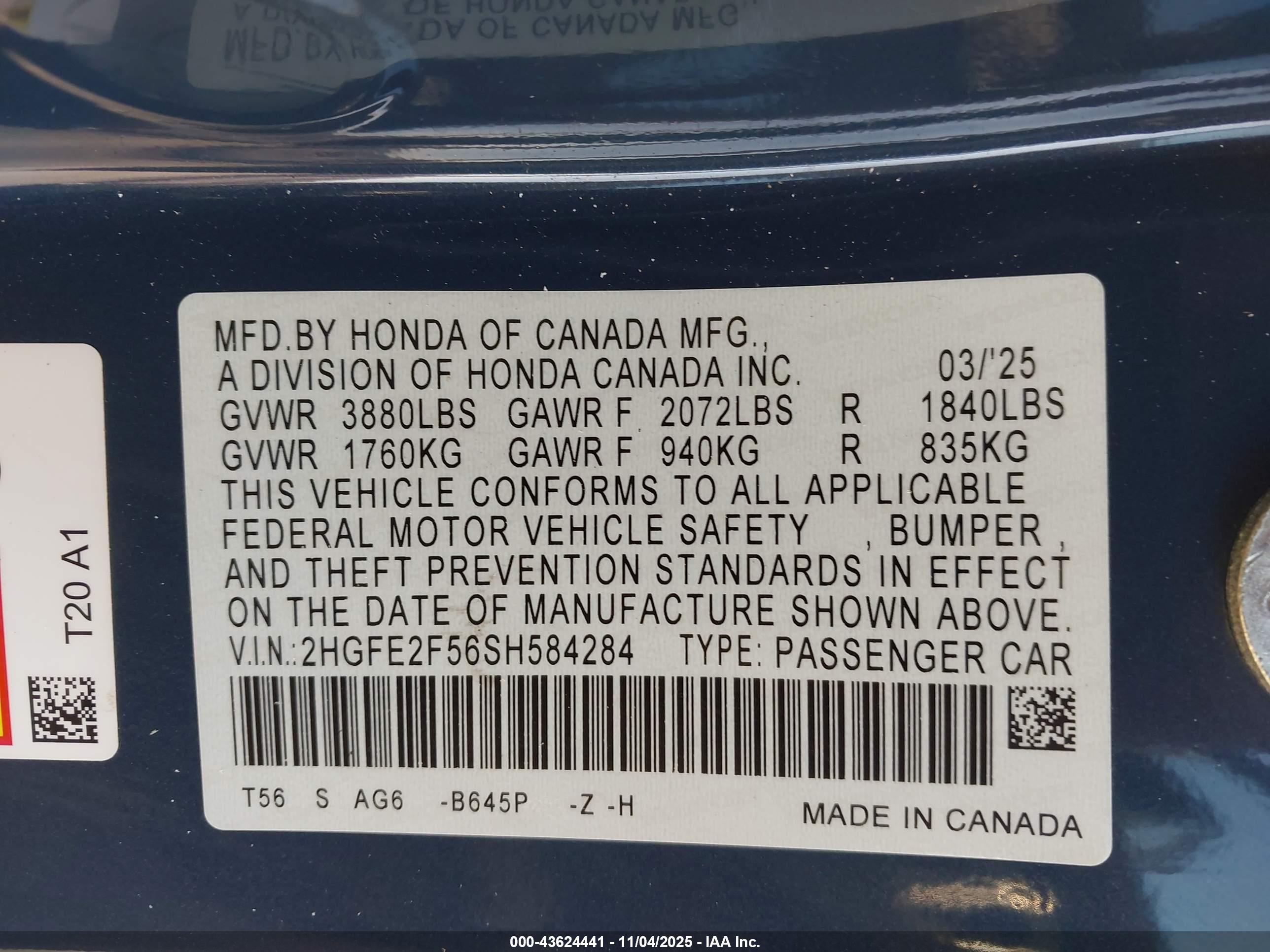 HONDA CIVIC image 9