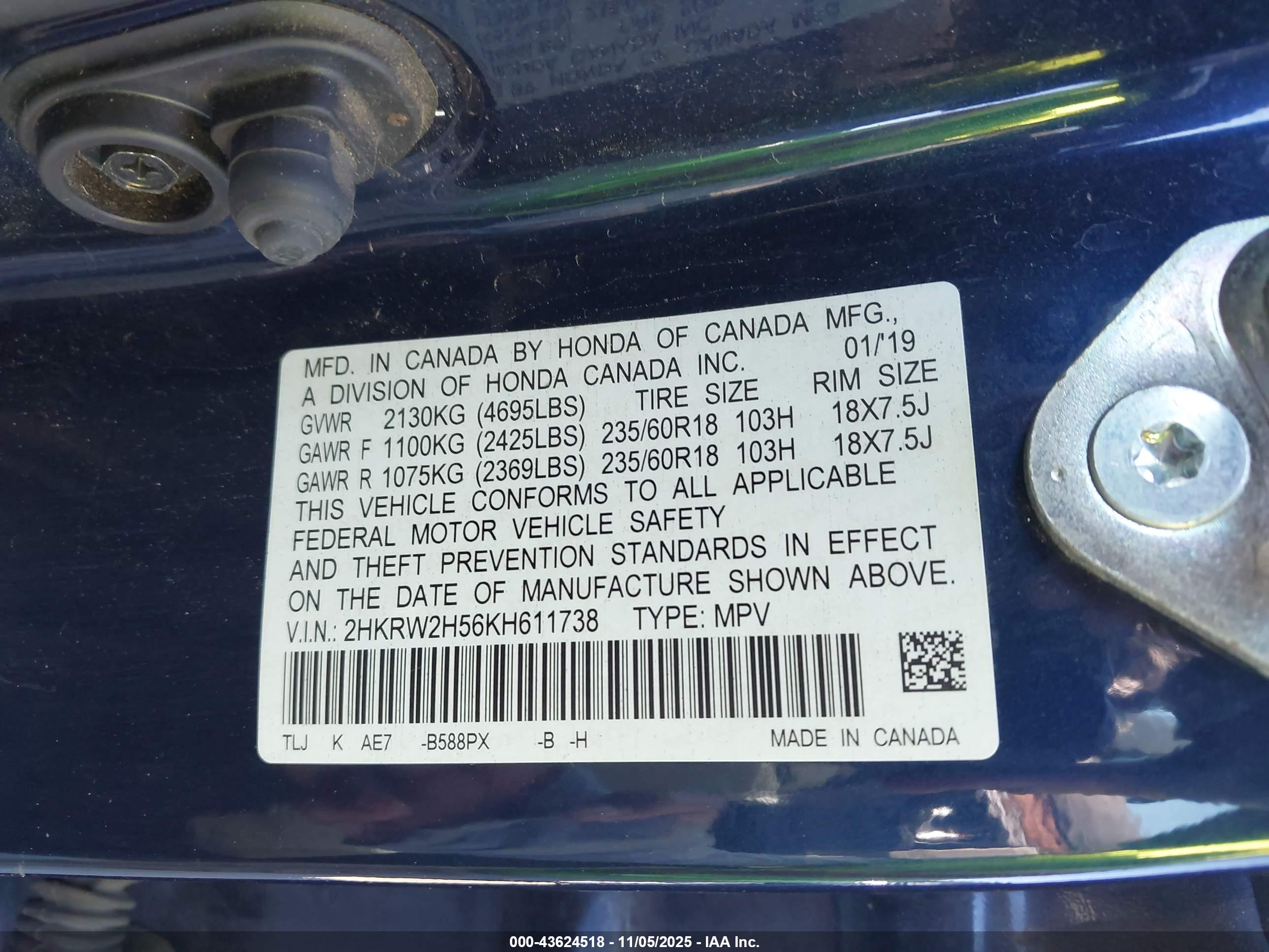 HONDA CR-V image 9