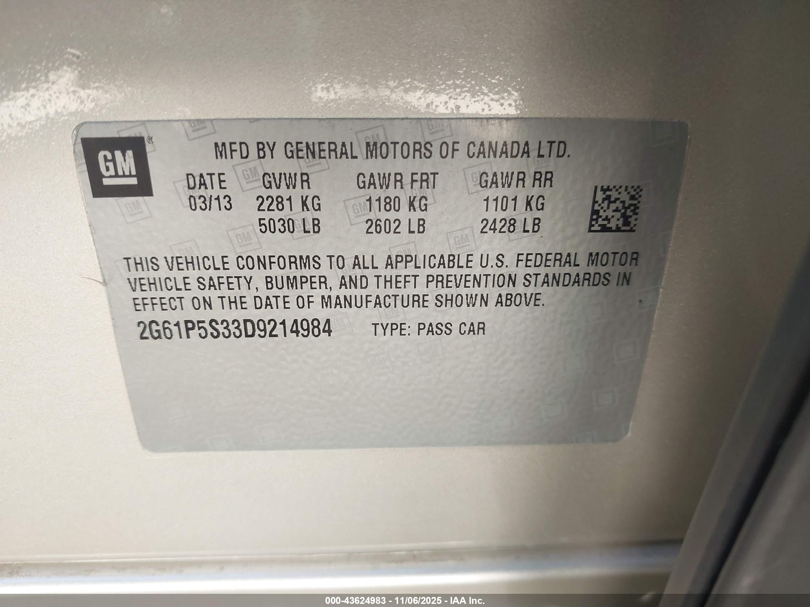CADILLAC XTS image 9