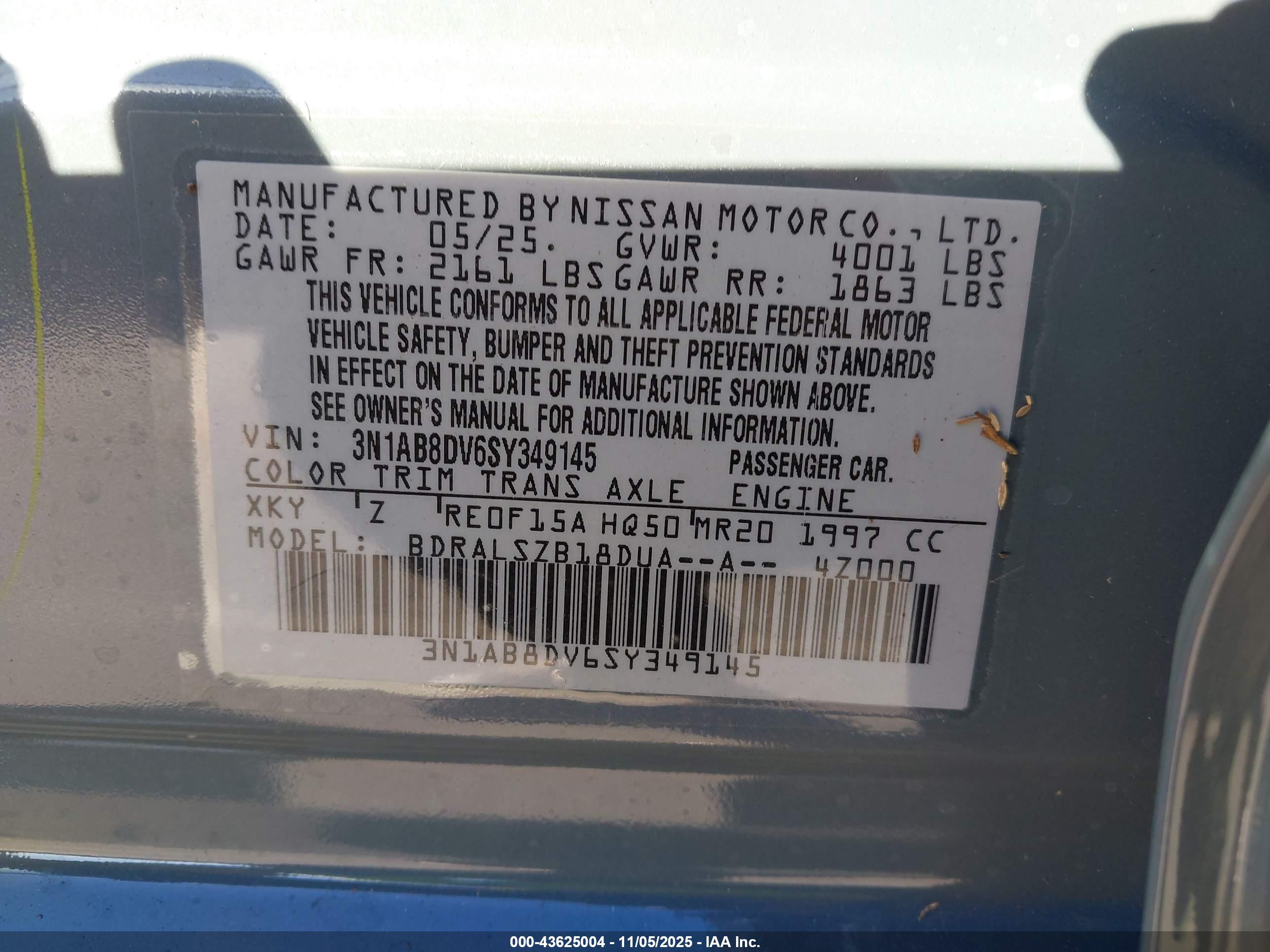 NISSAN SENTRA image 9