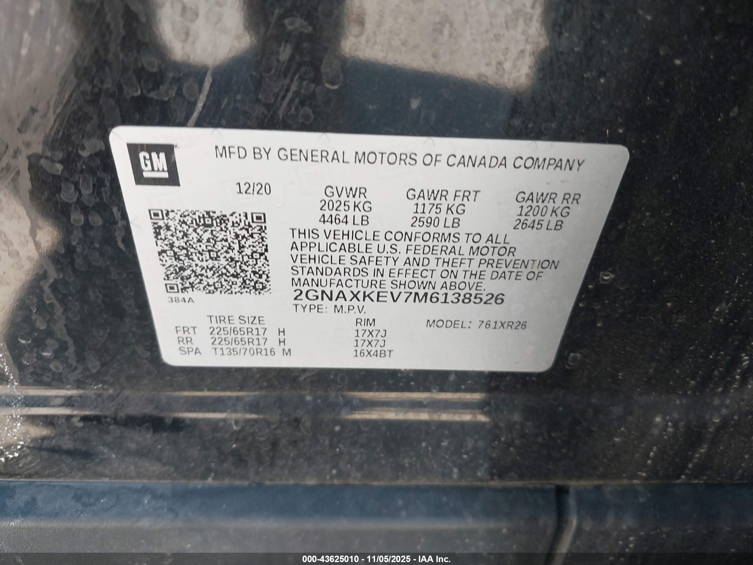 CHEVROLET EQUINOX image 9