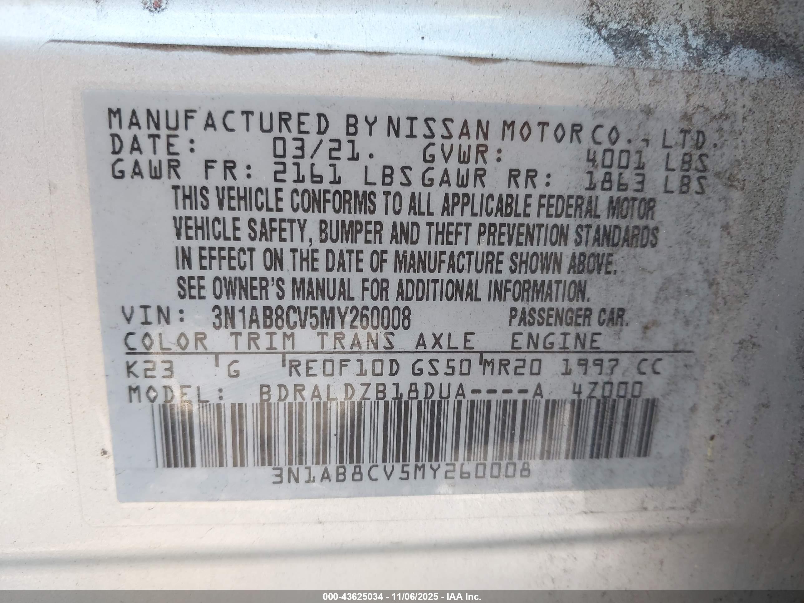 NISSAN SENTRA image 9