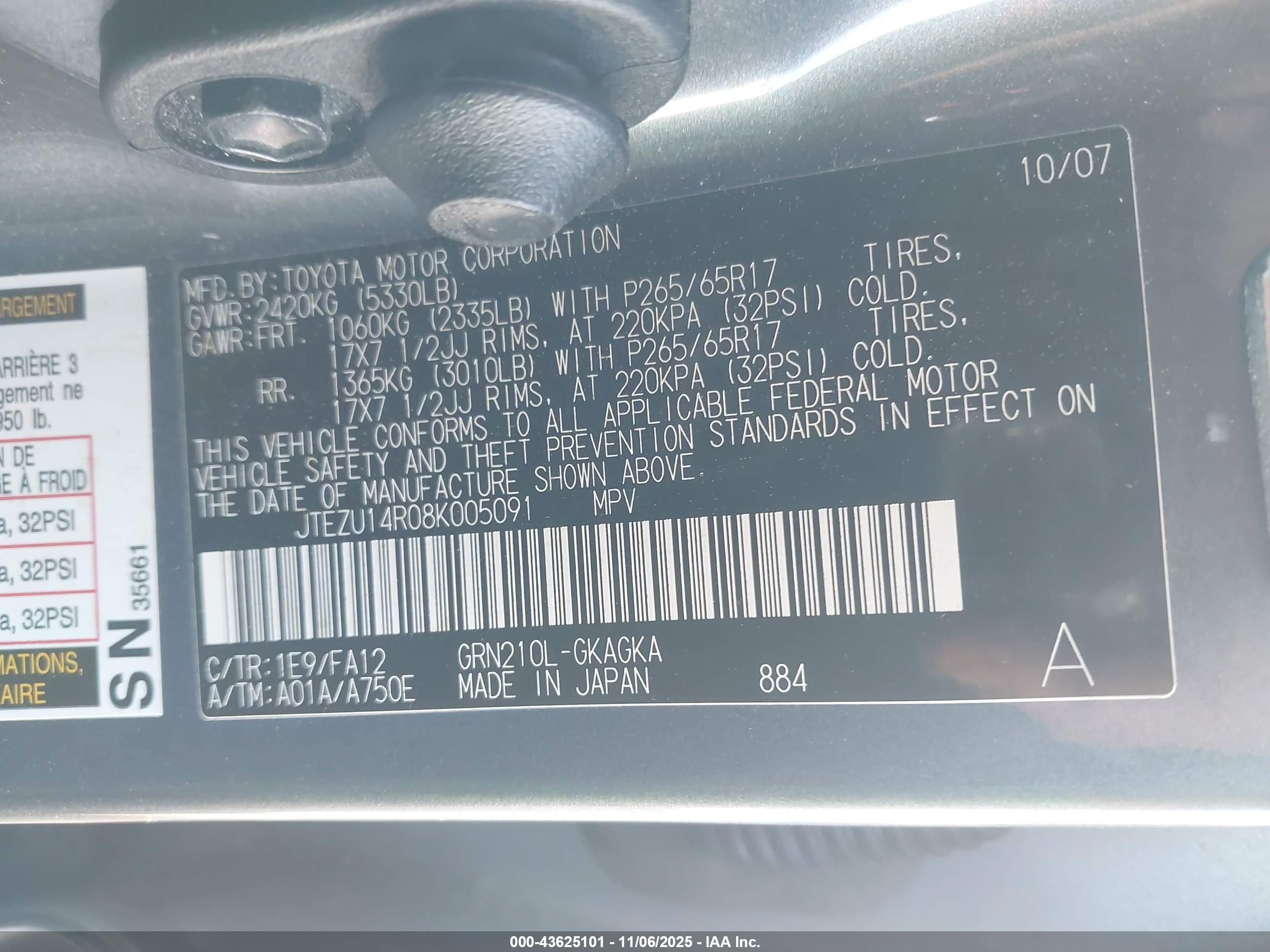 TOYOTA 4RUNNER image 9