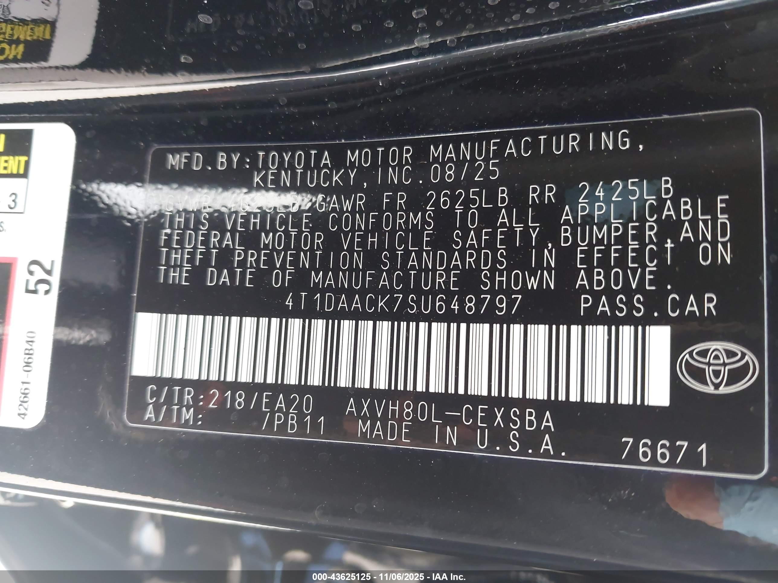 TOYOTA CAMRY image 9