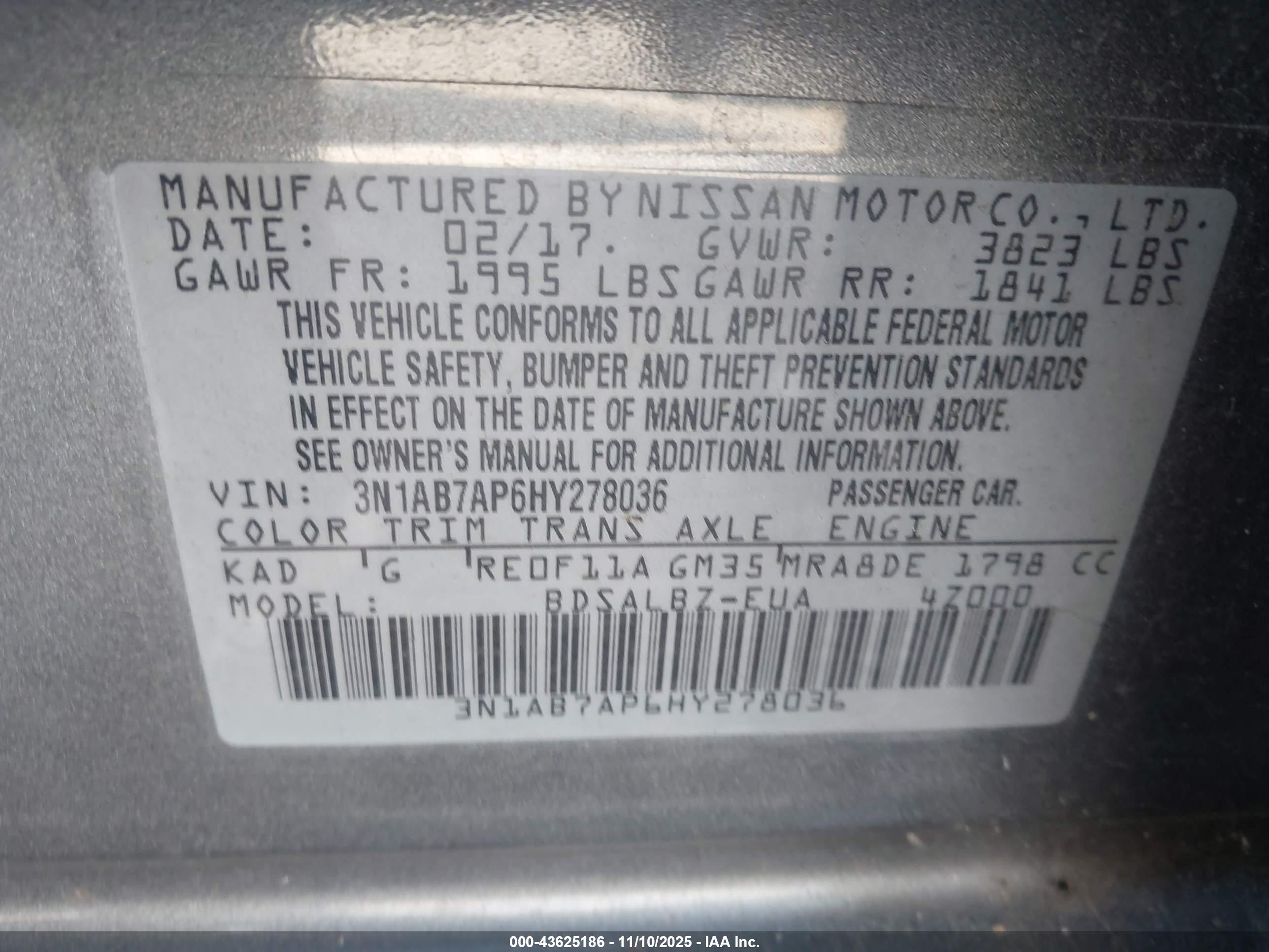 NISSAN SENTRA image 9