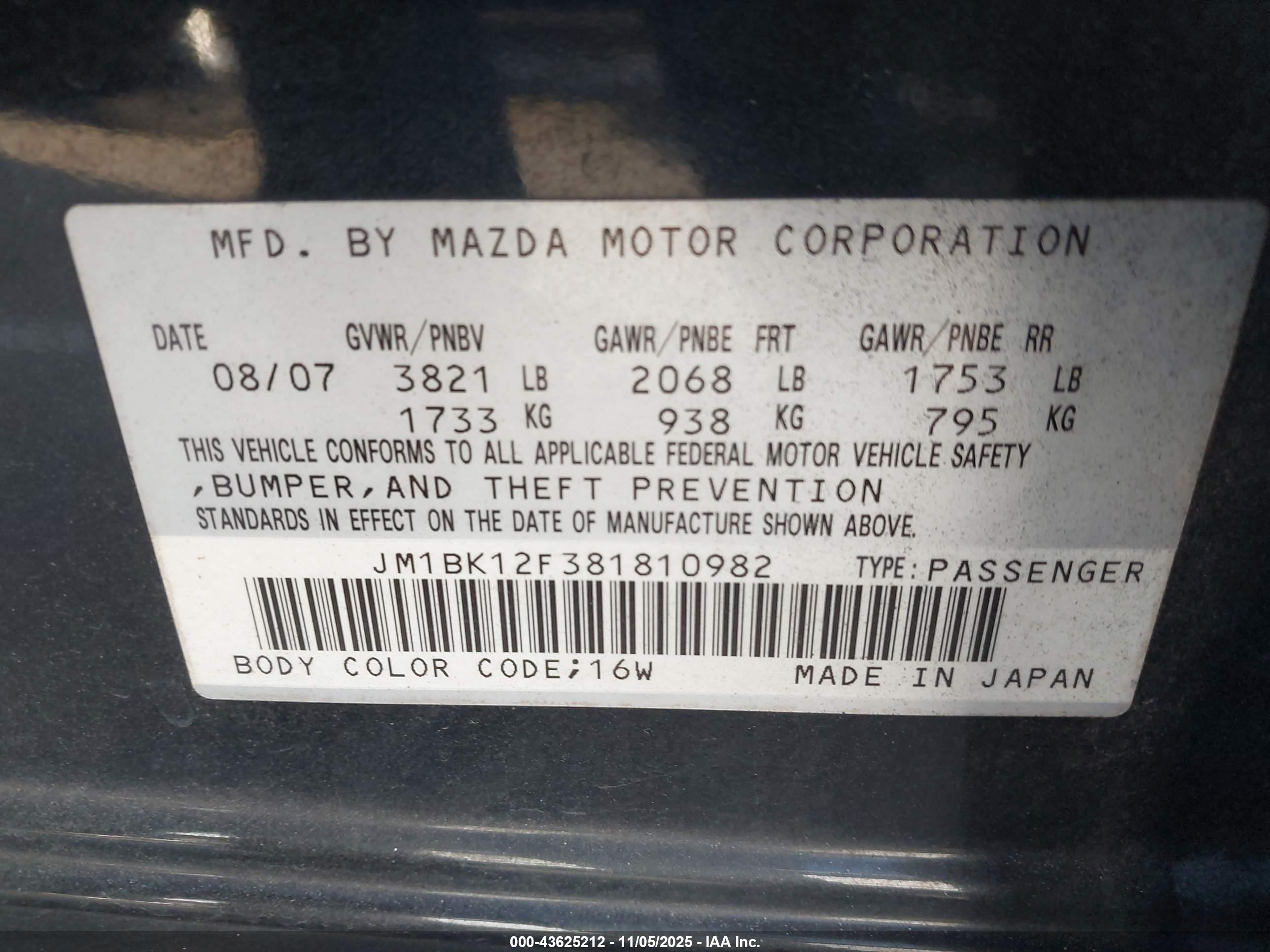 MAZDA MAZDA3 image 9