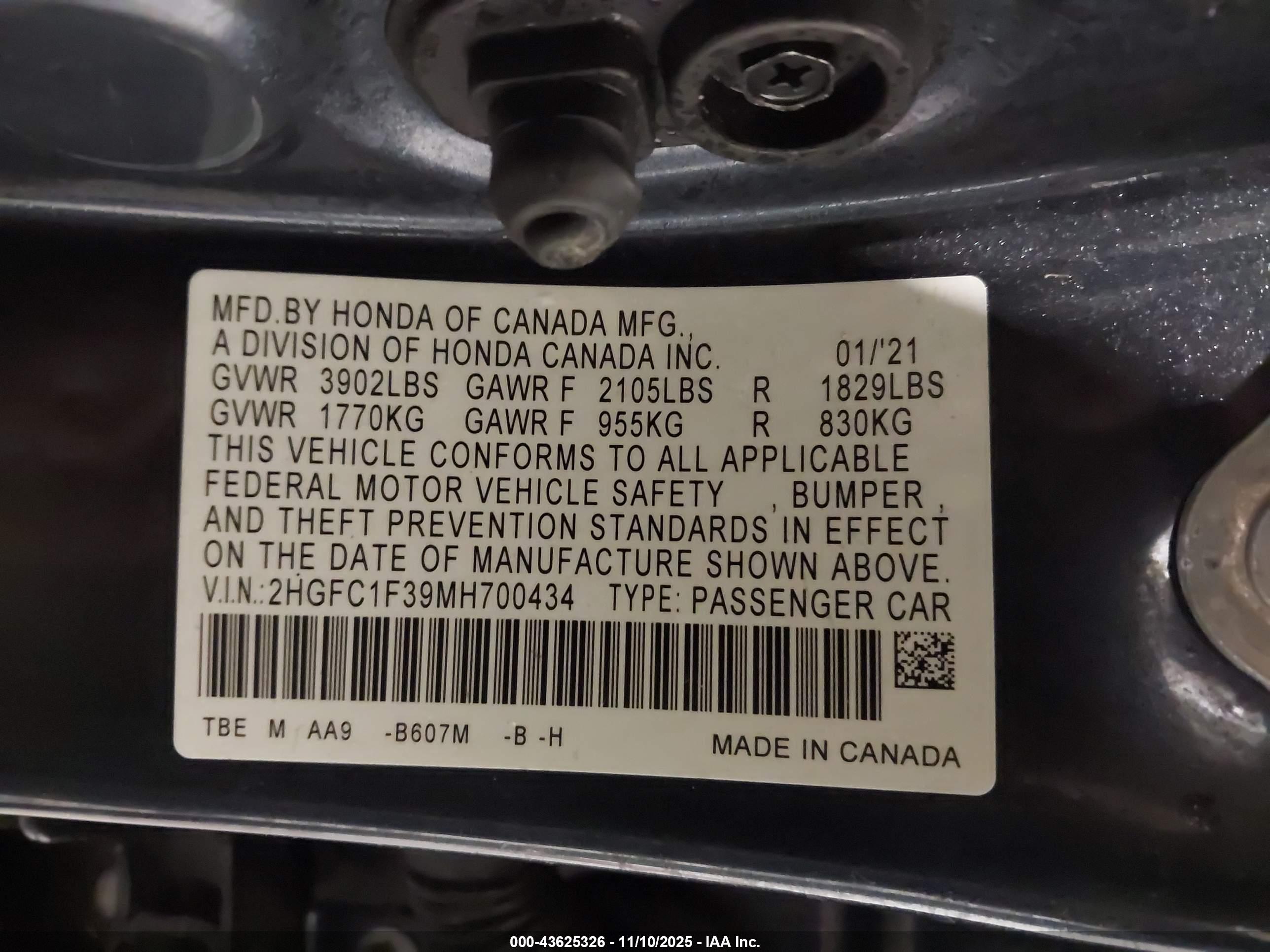HONDA CIVIC image 9
