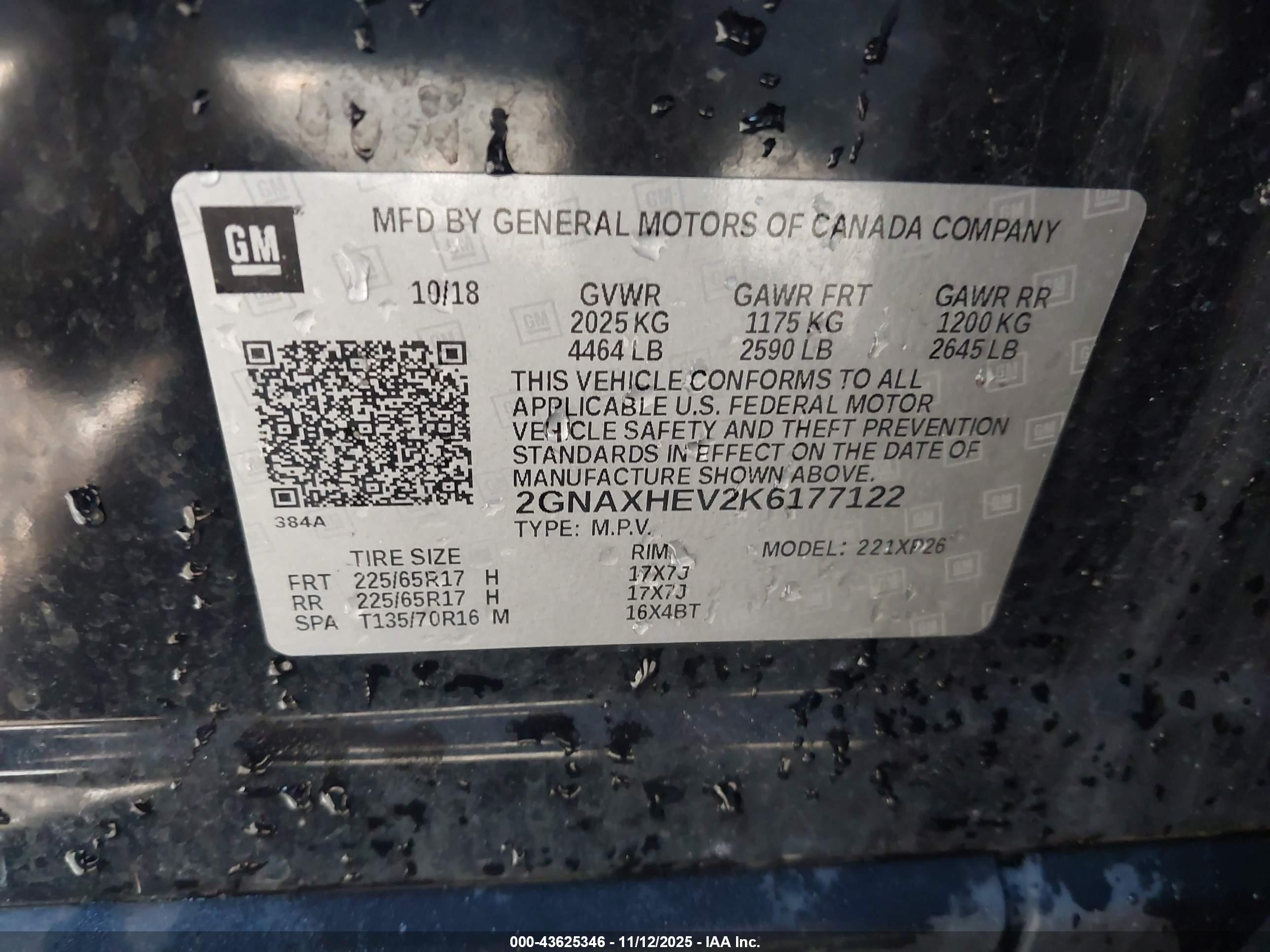 CHEVROLET EQUINOX image 9