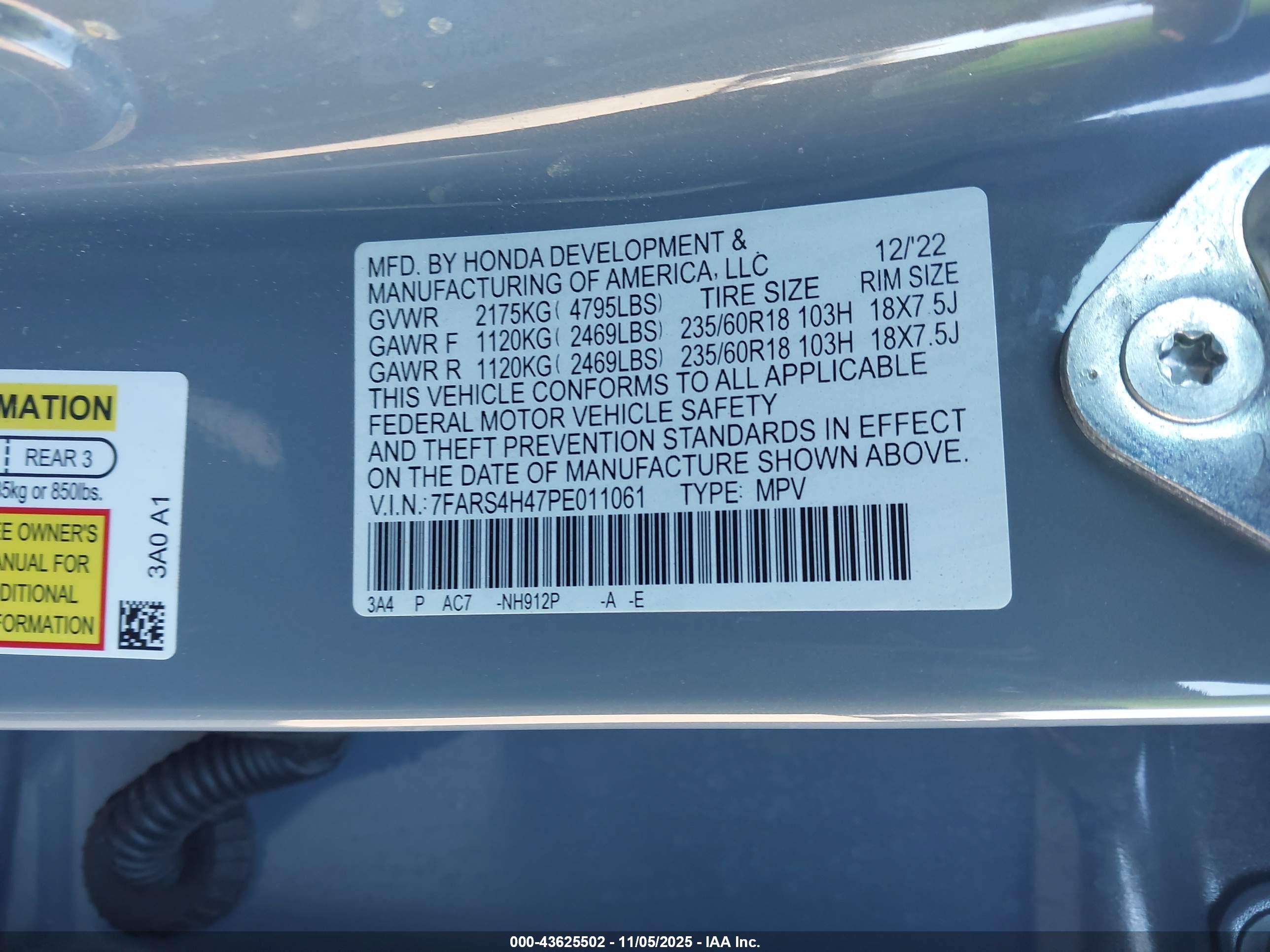 HONDA CR-V image 9