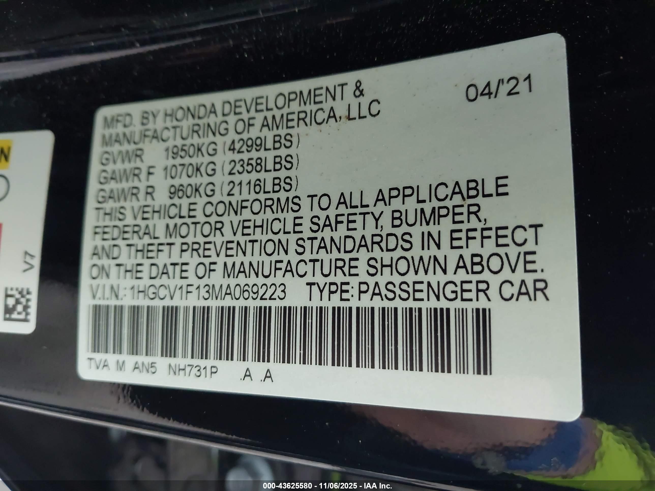 HONDA ACCORD image 9