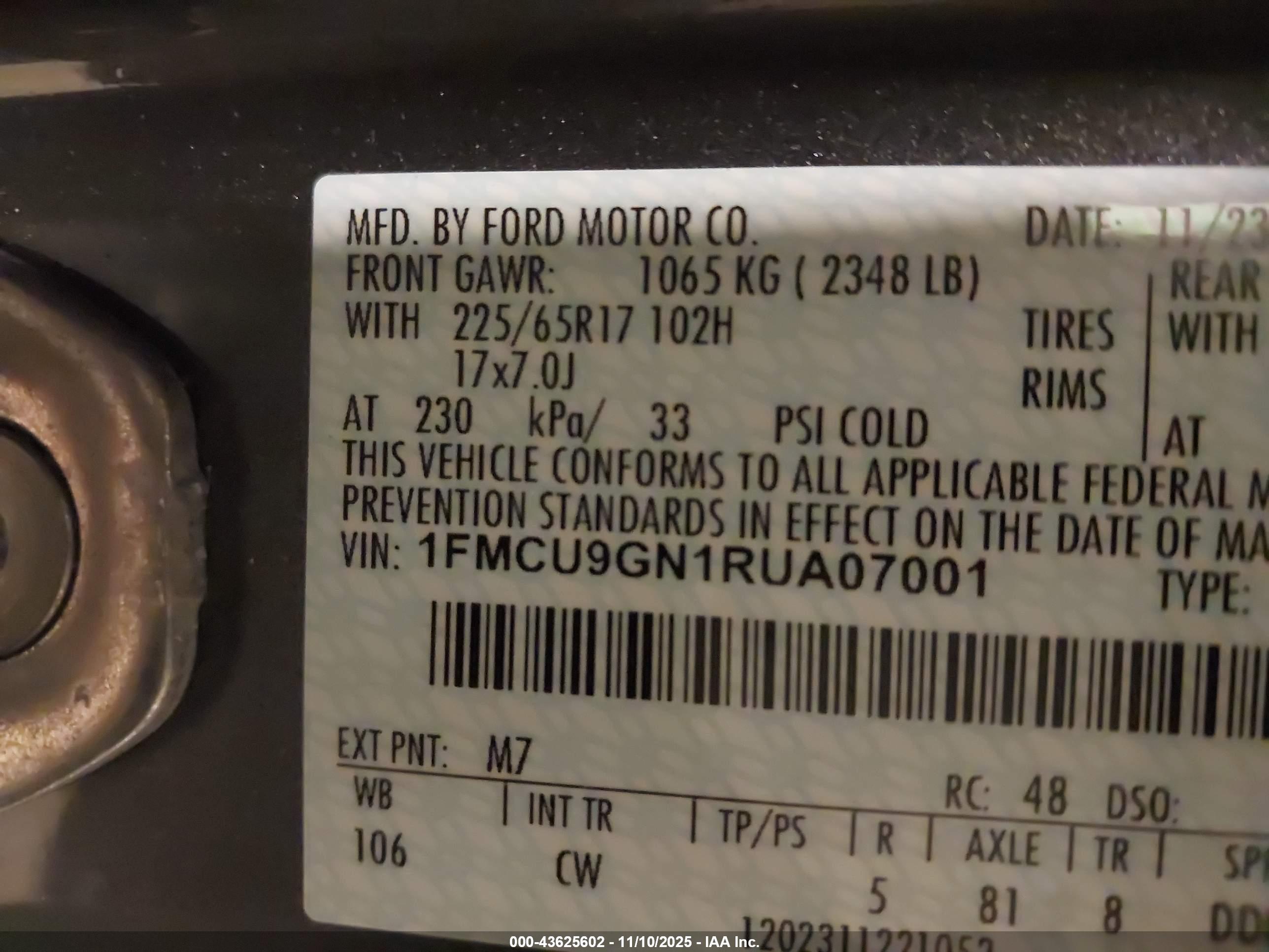 FORD ESCAPE image 9