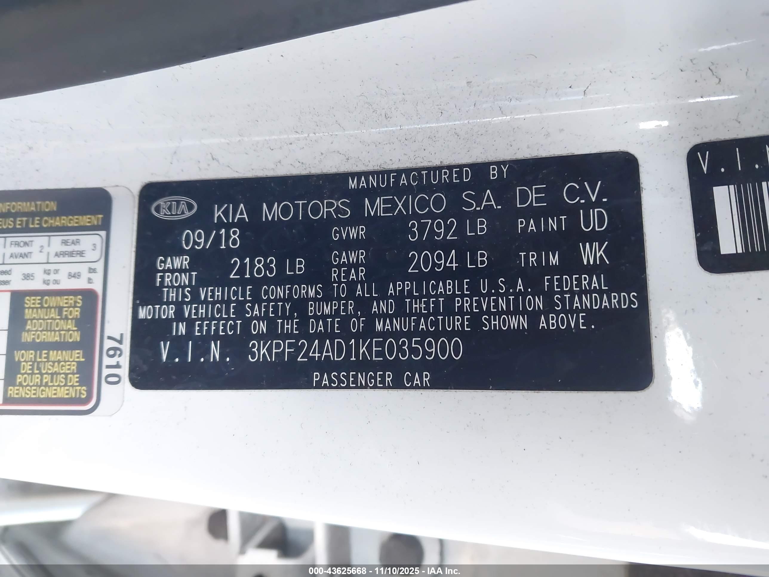 KIA FORTE image 9