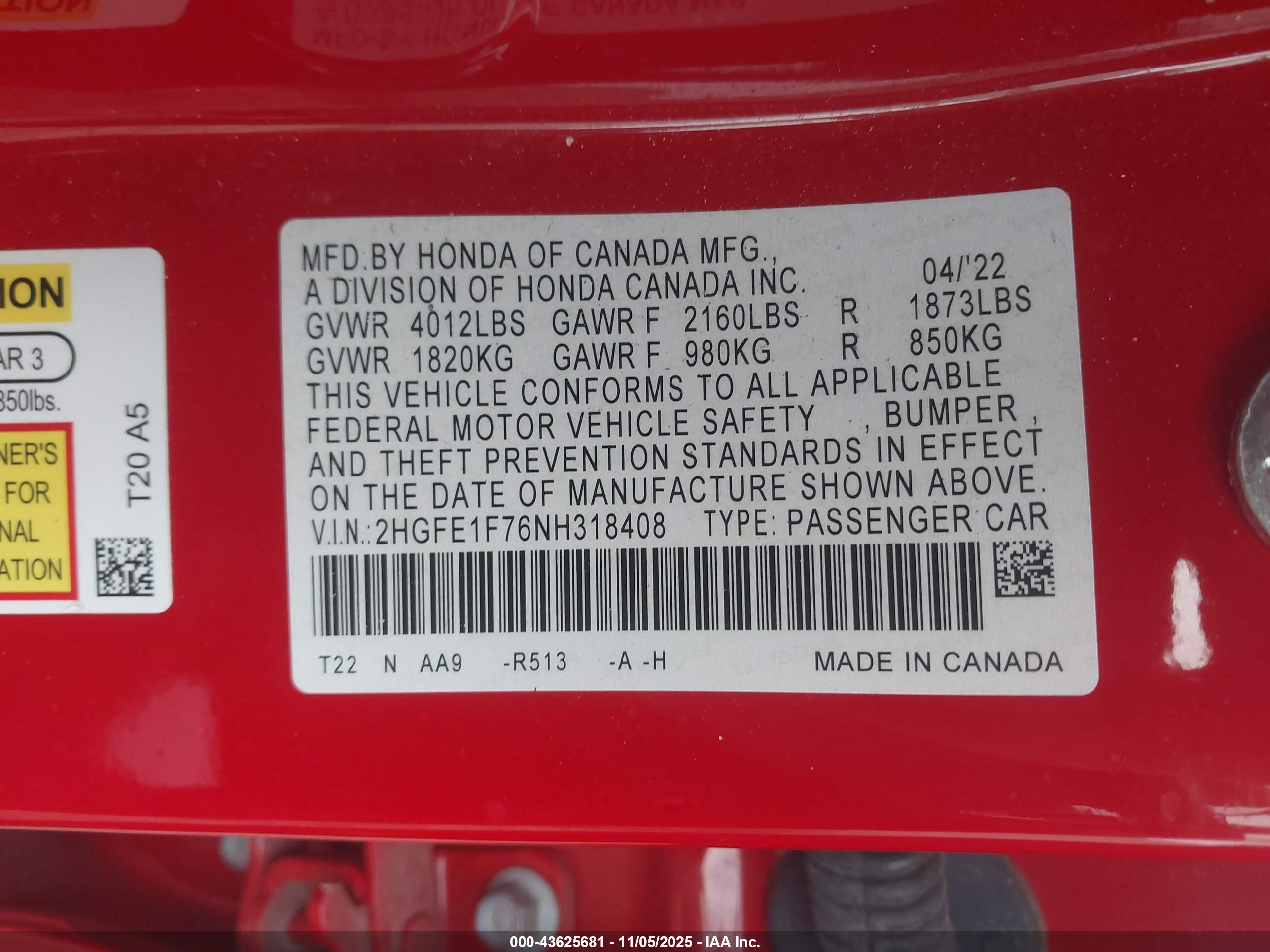 HONDA CIVIC image 9