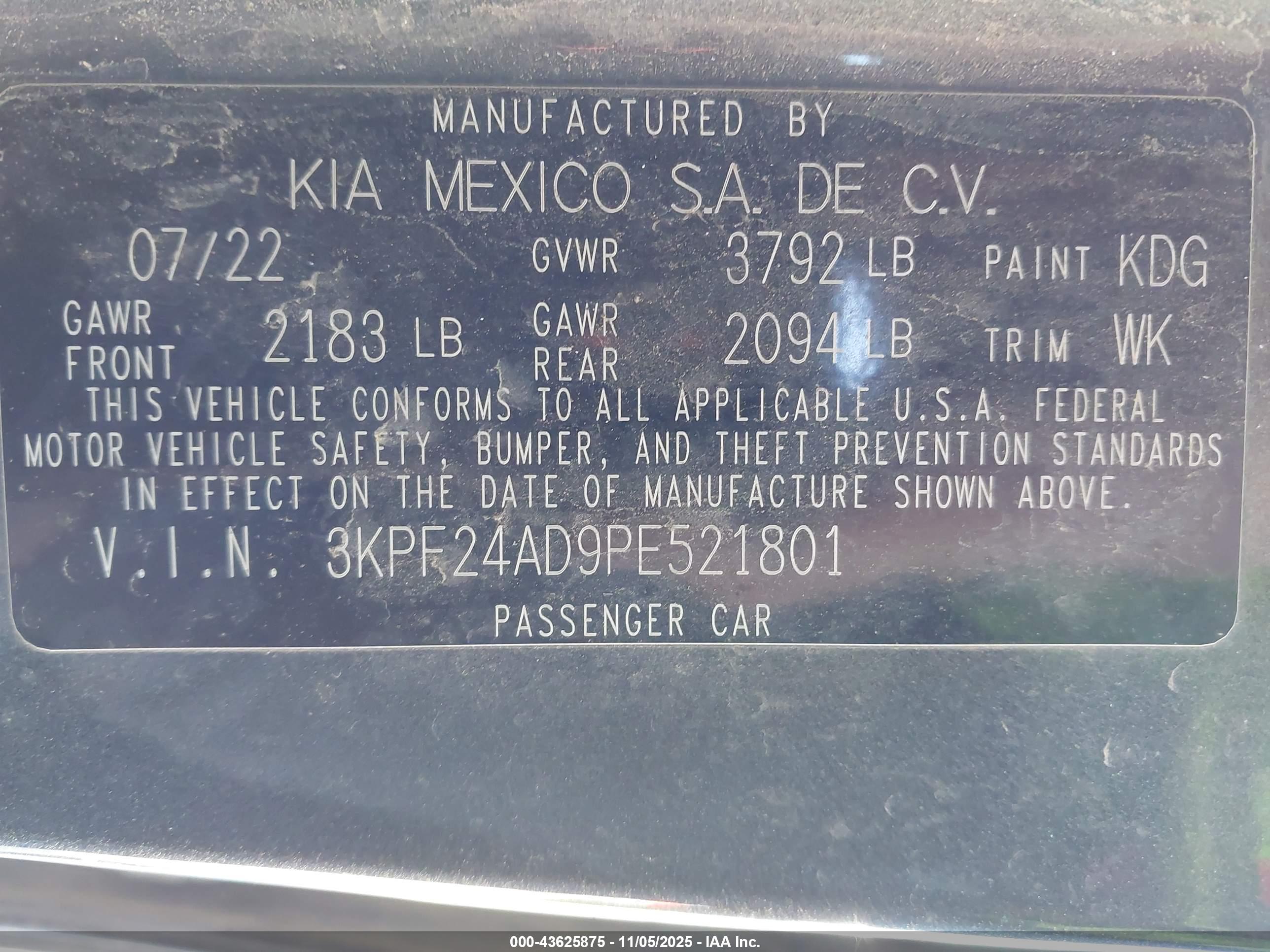 KIA FORTE image 9