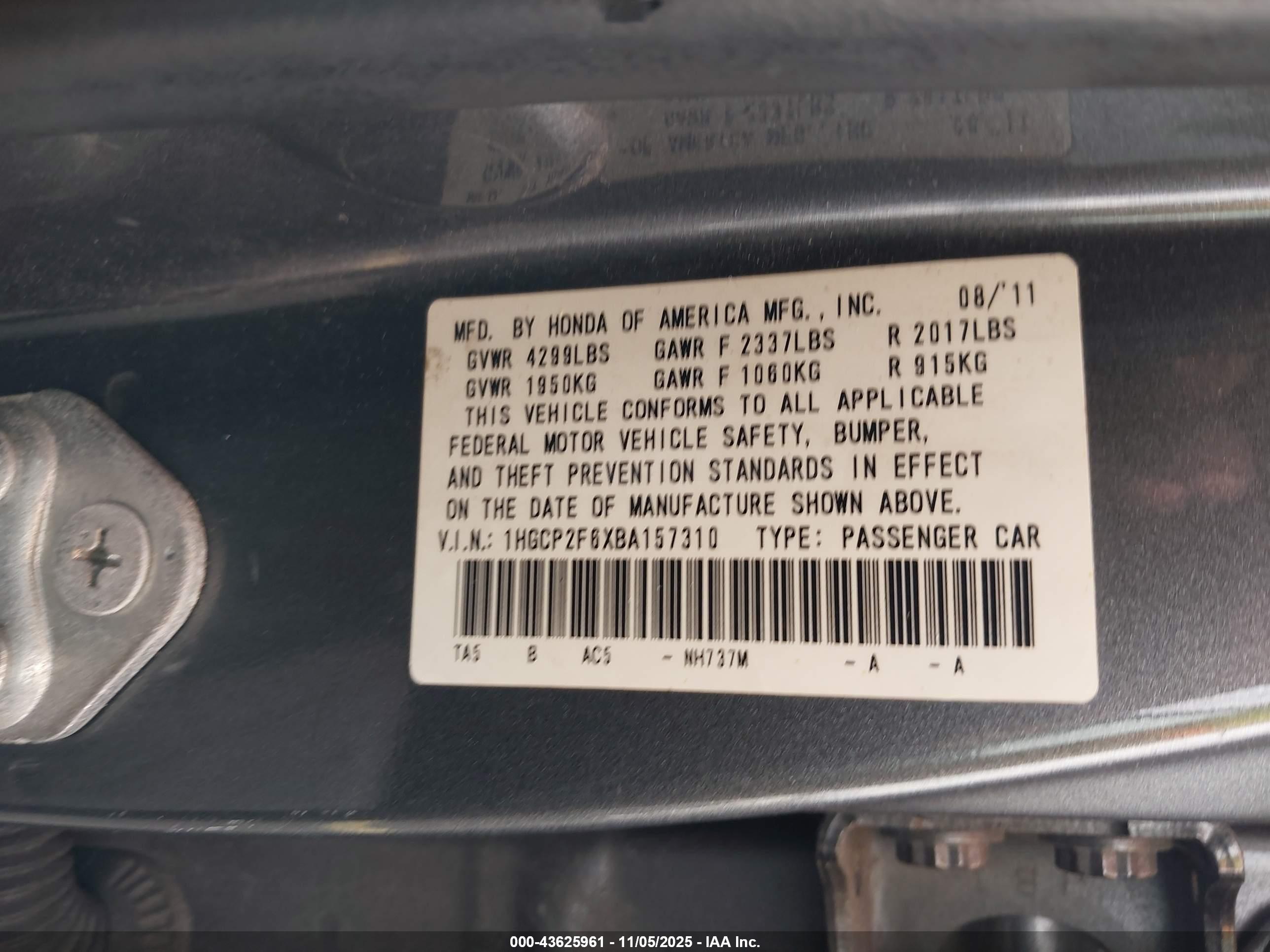 HONDA ACCORD image 9