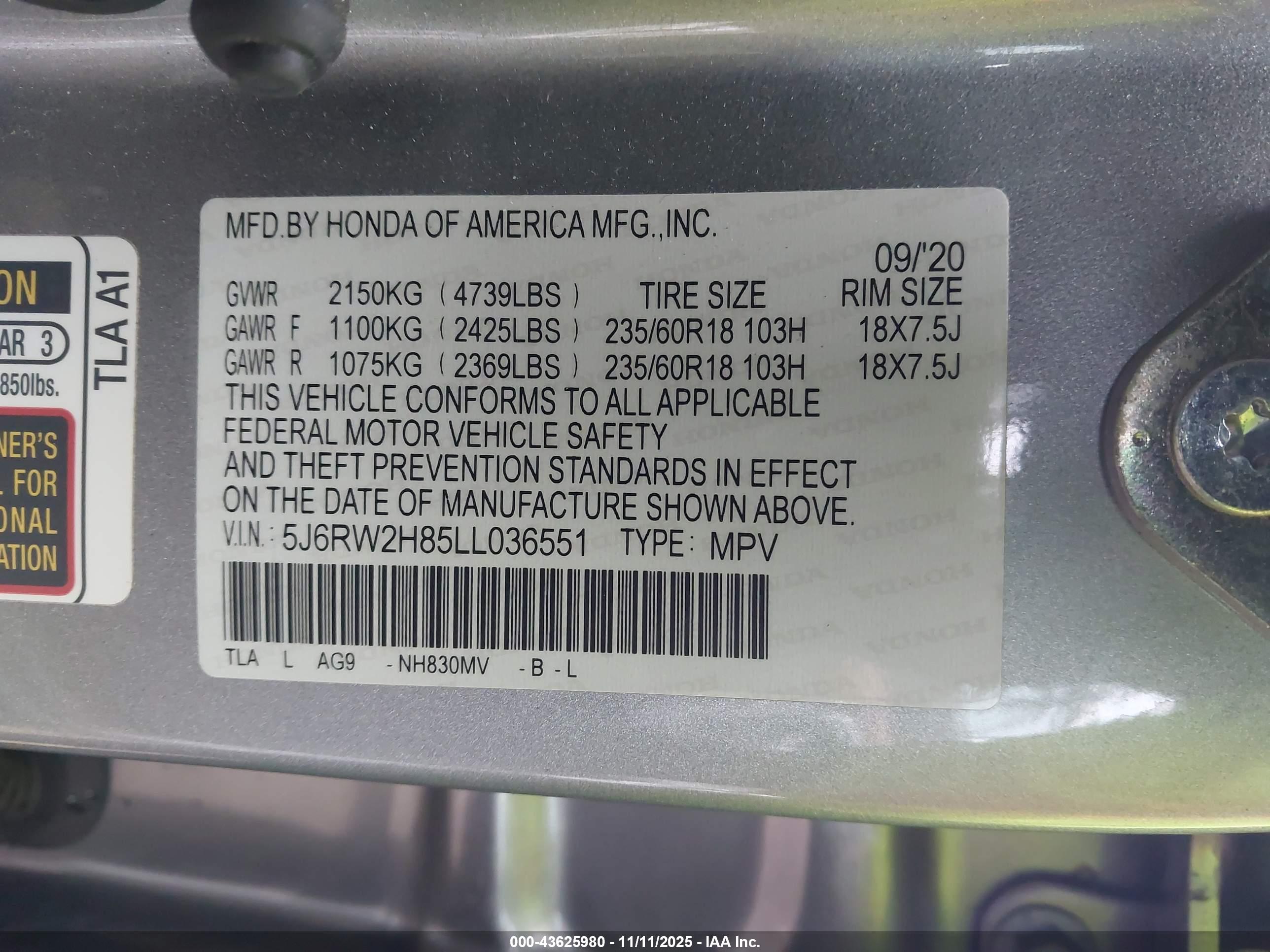 HONDA CR-V image 9