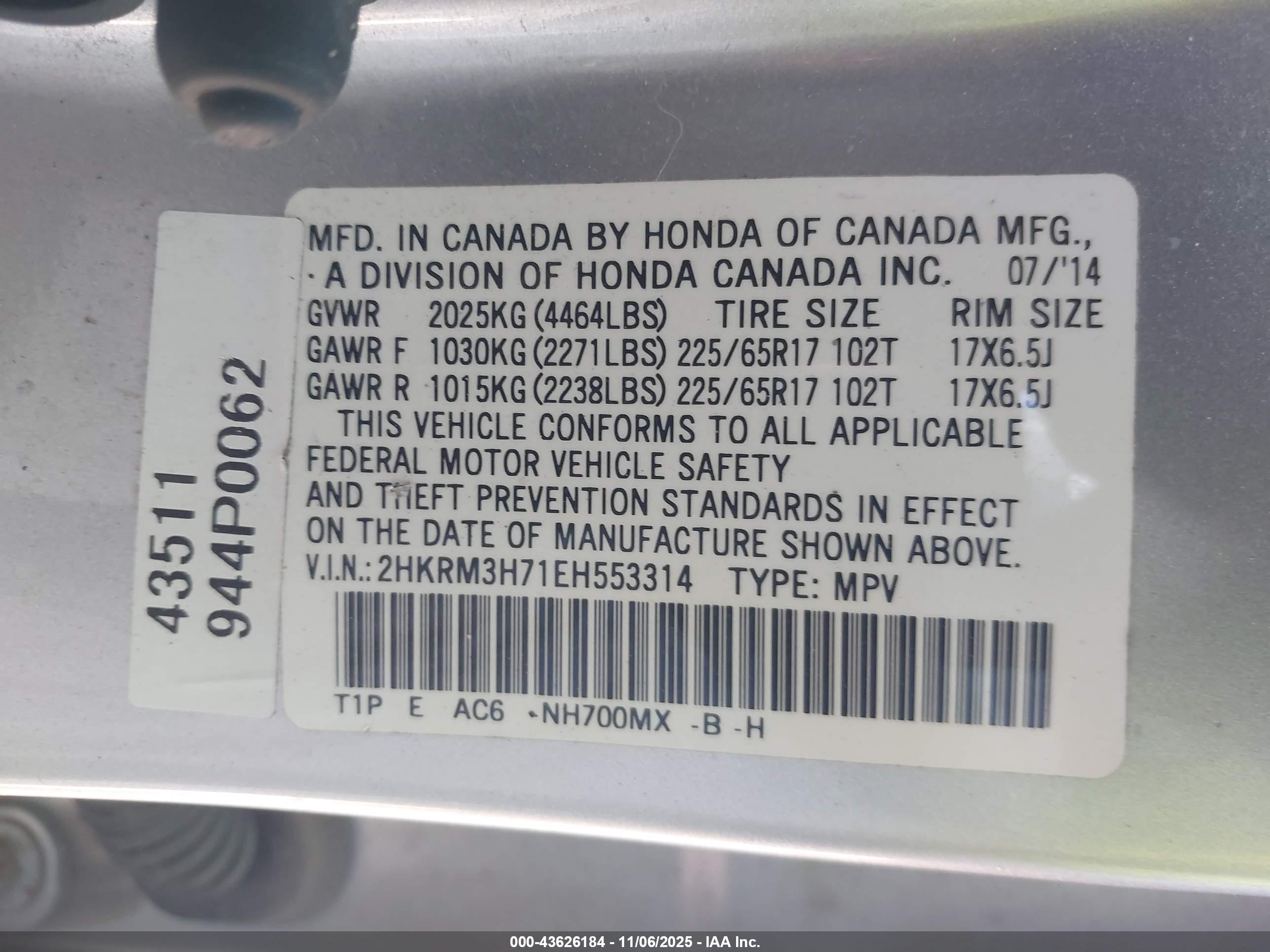 HONDA CR-V image 9