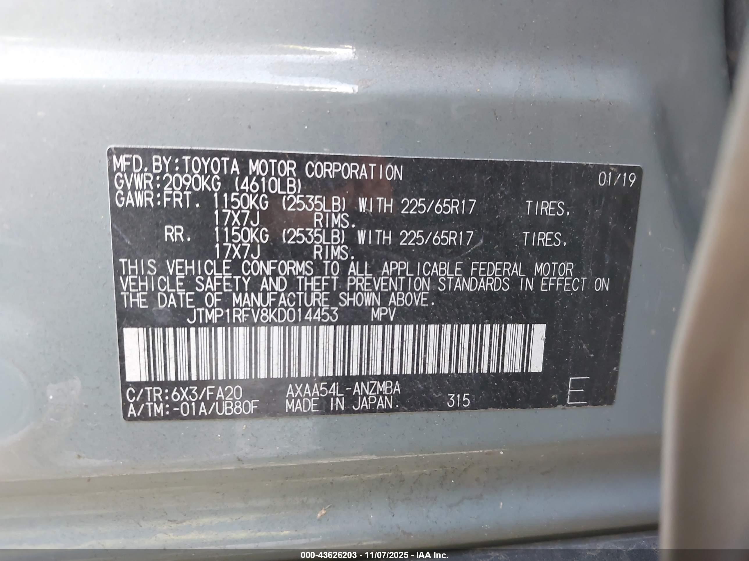 TOYOTA RAV4 image 9