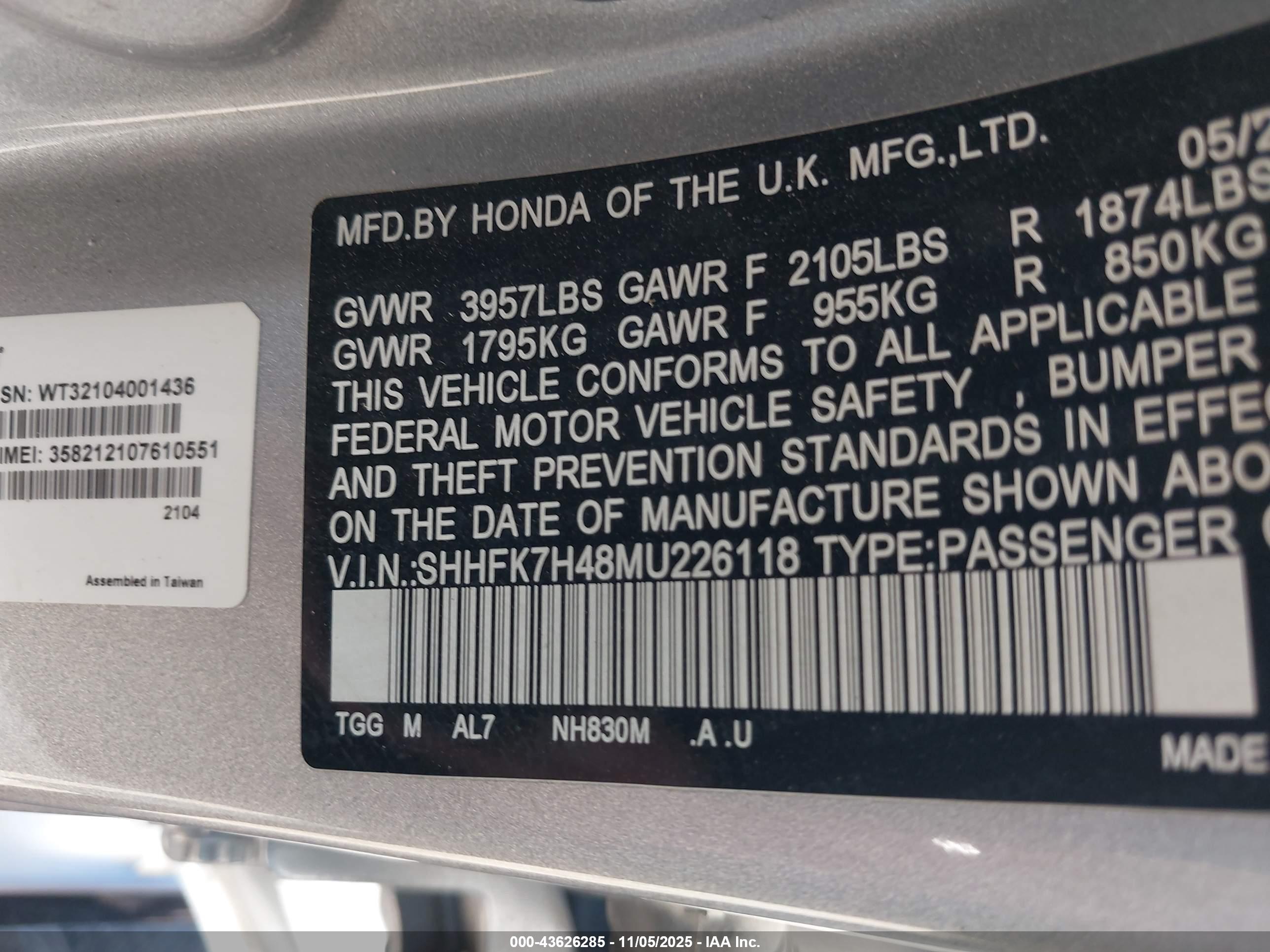 HONDA CIVIC image 9