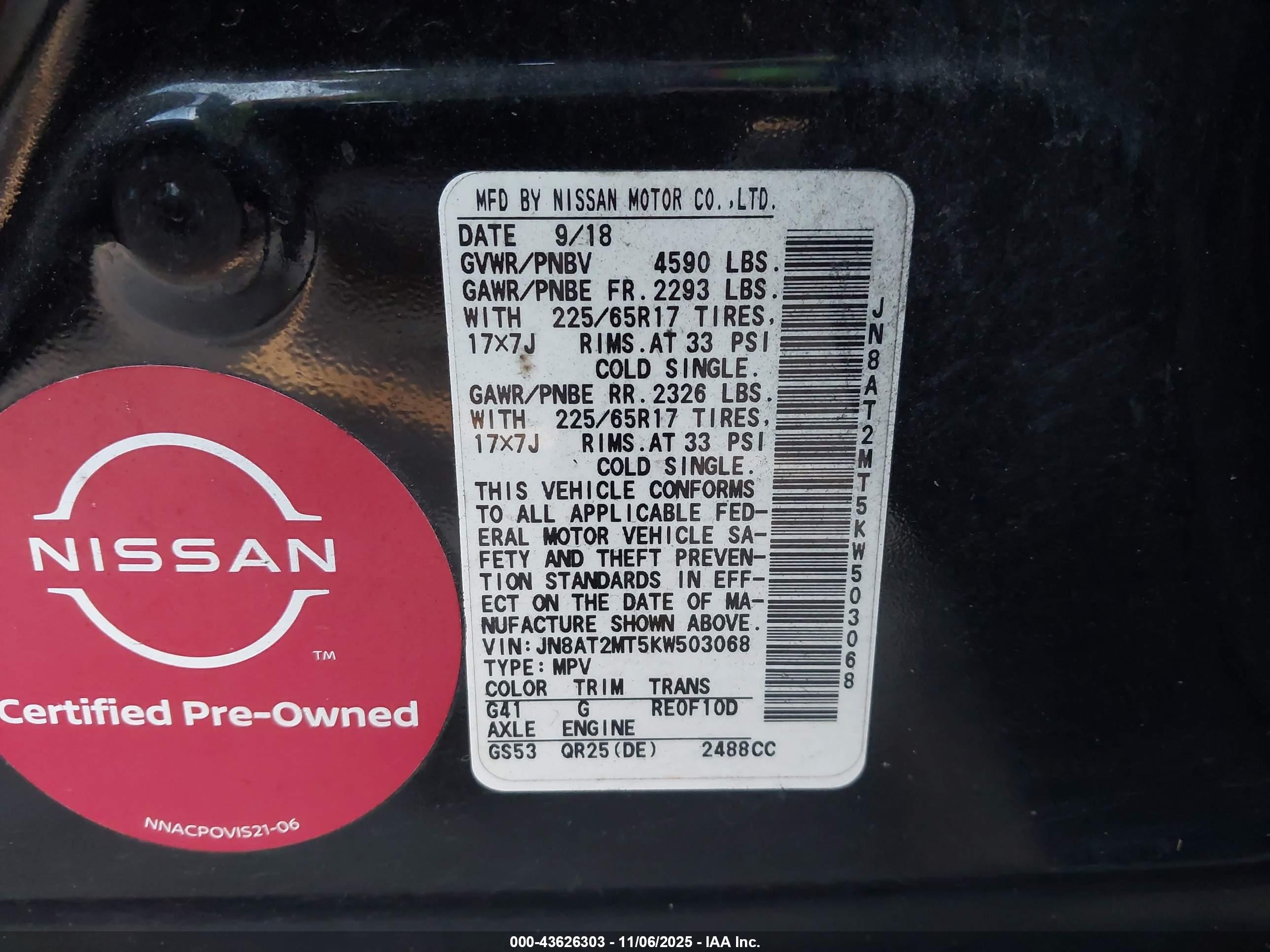 NISSAN ROGUE image 9