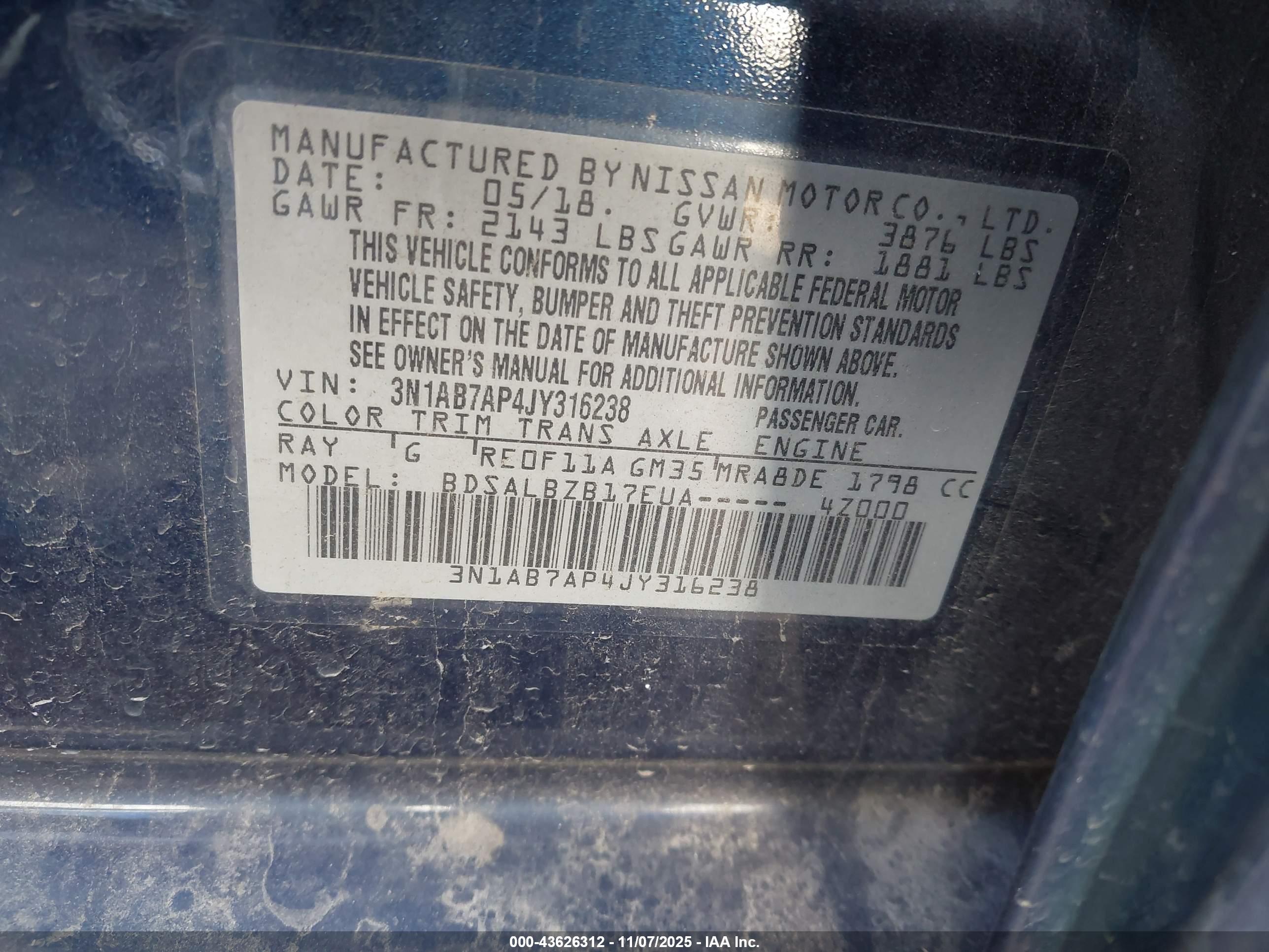 NISSAN SENTRA image 9