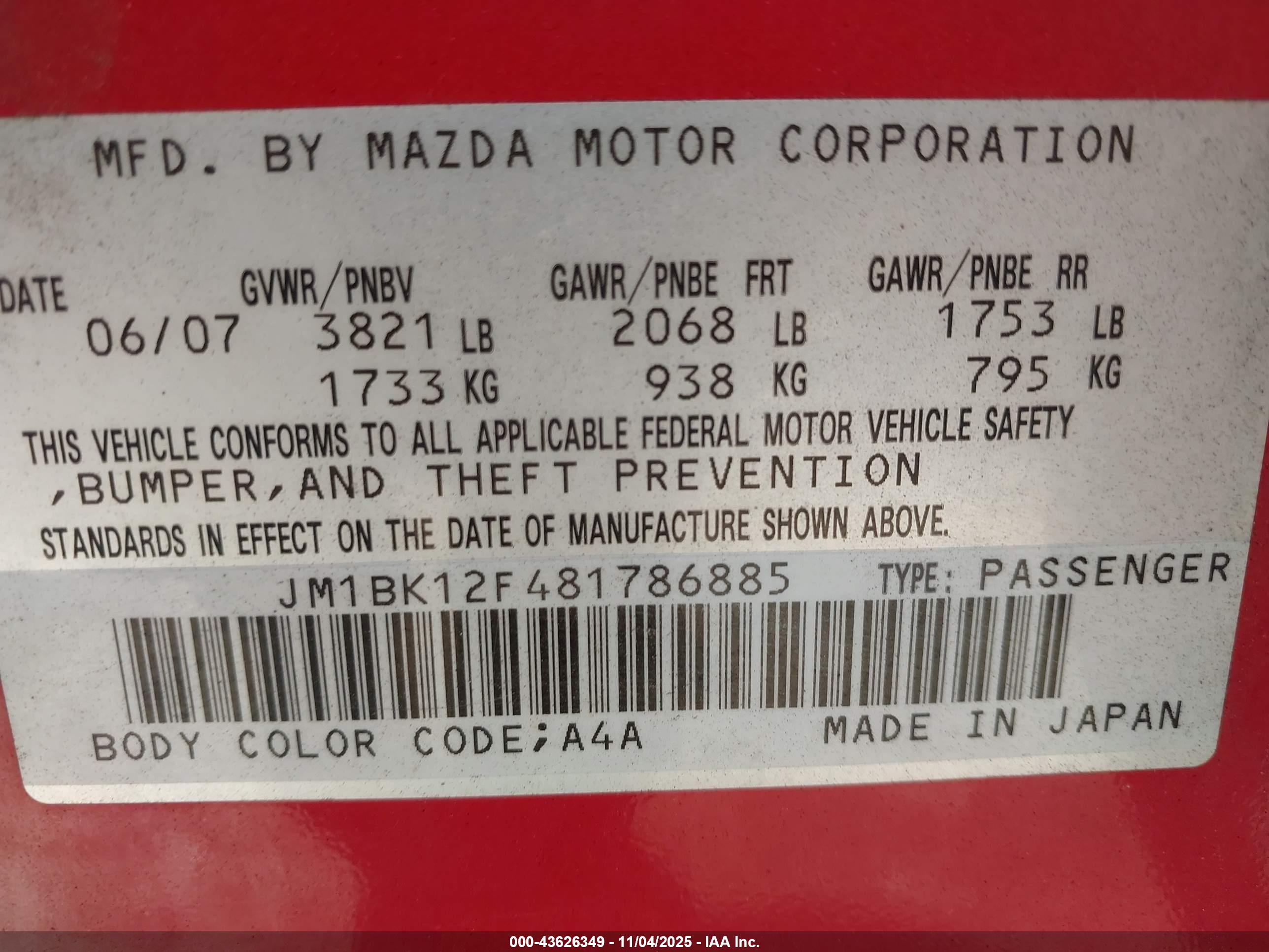 MAZDA MAZDA3 image 9