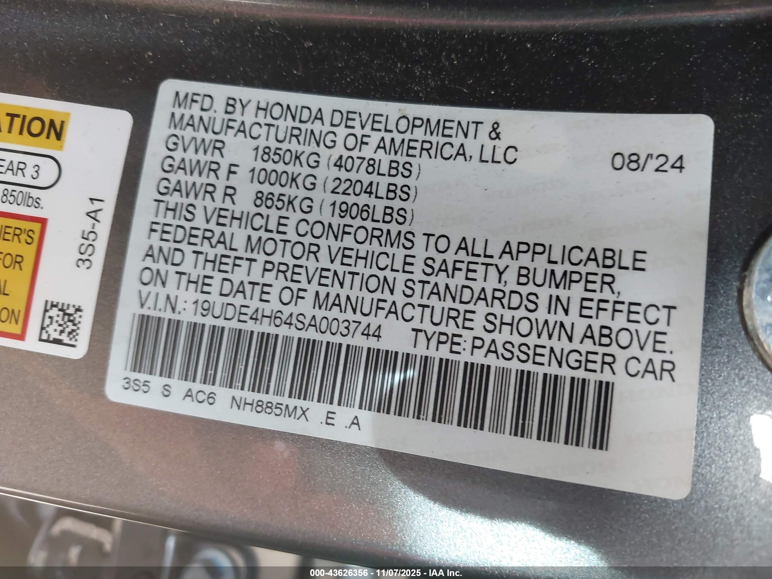 ACURA INTEGRA image 9