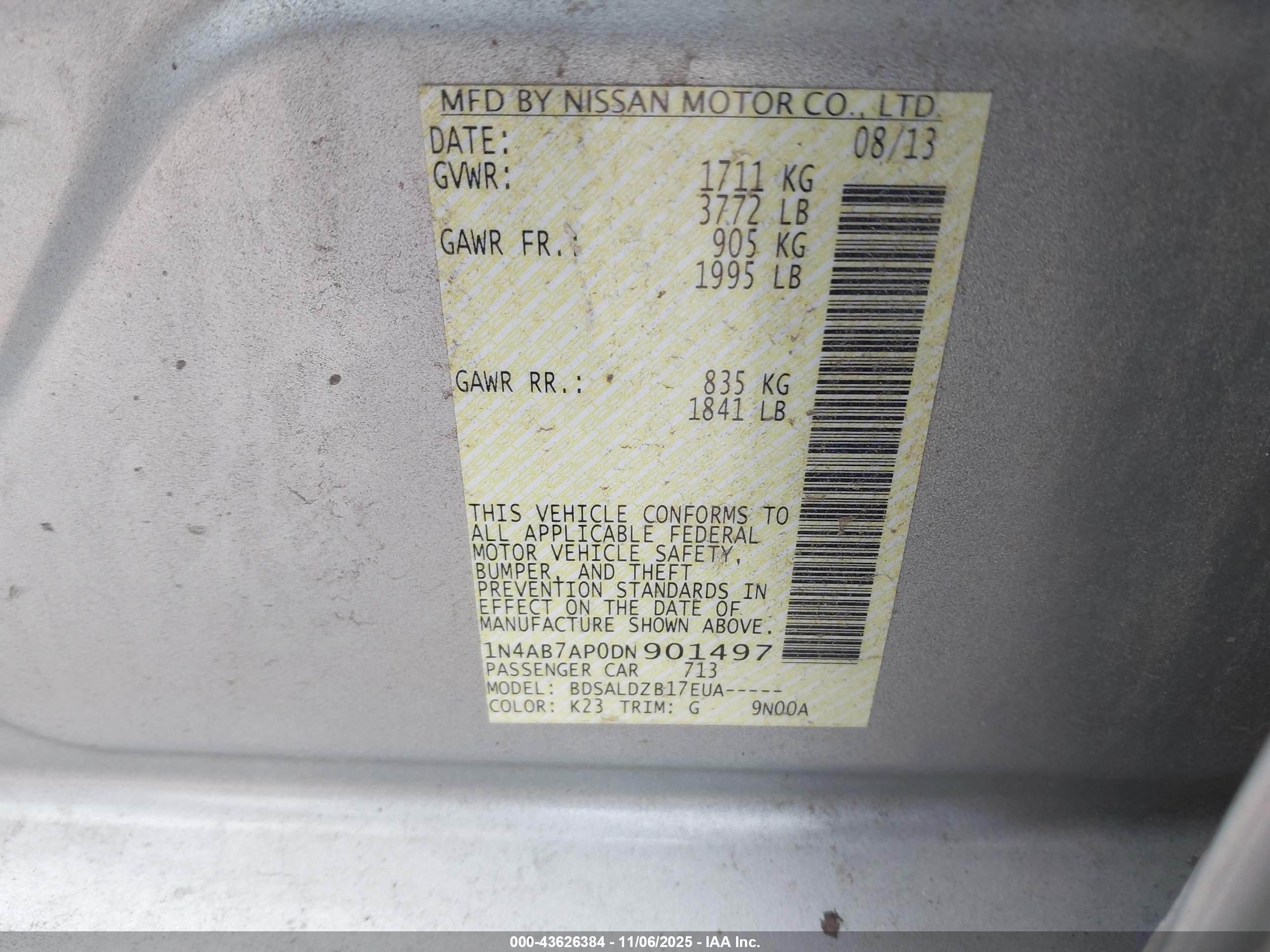 NISSAN SENTRA image 9