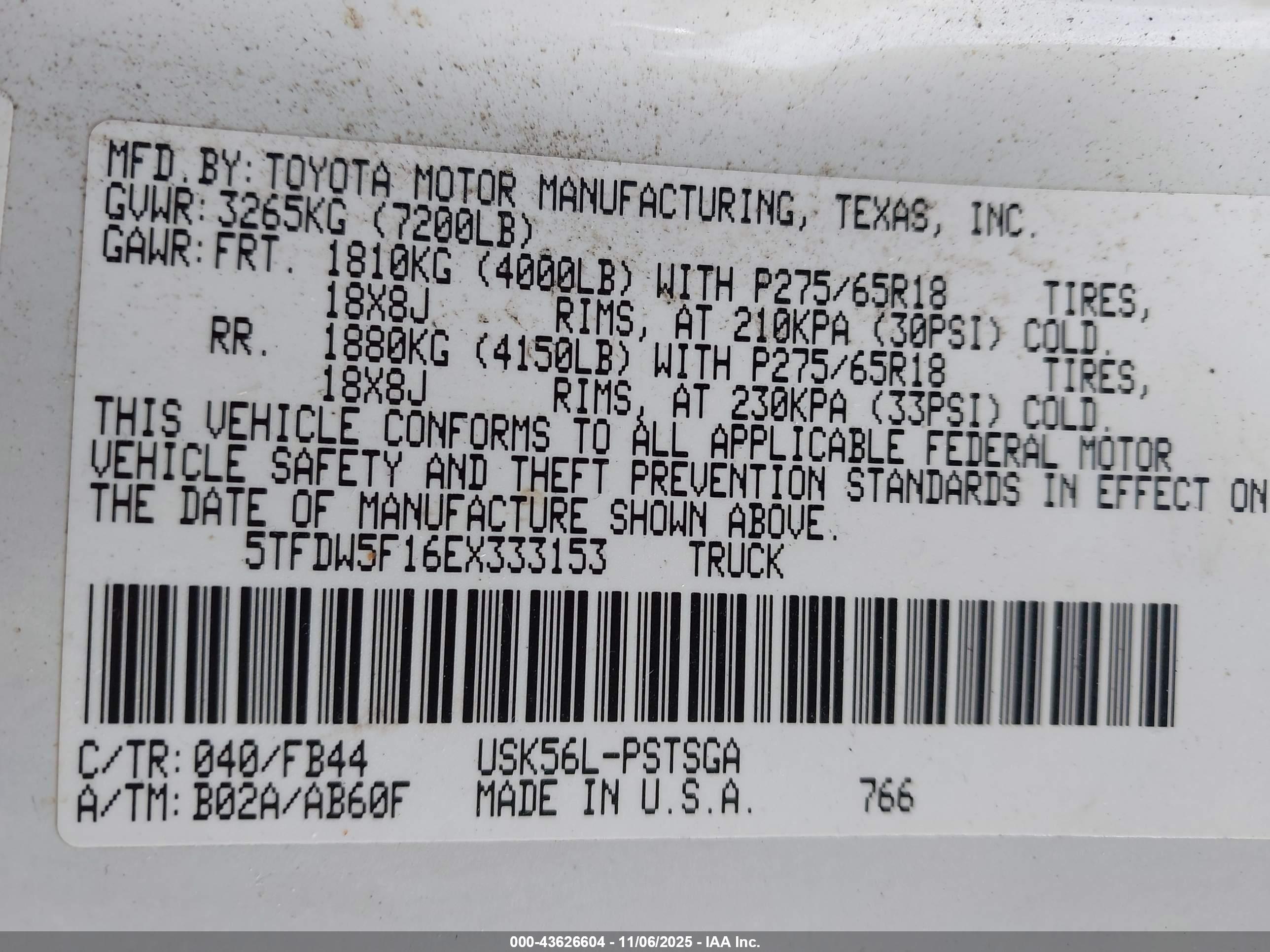 TOYOTA TUNDRA image 9